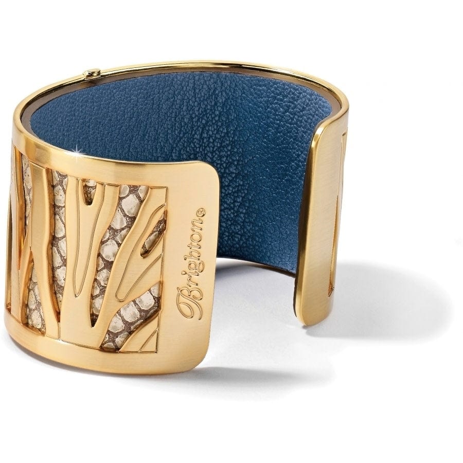 Christo Johannesburg Wide Cuff Bracelet Set for Women - Gold & Silver Bangle Stack Set - Trendy Boho Jewelry for Parties, Weddings & Everyday Wear