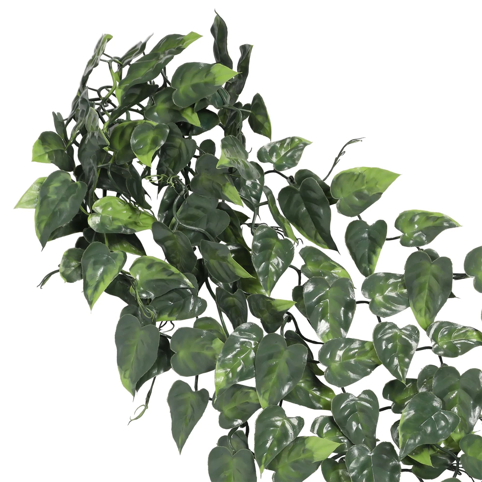 Artificial Hanging Pothos Plant - 41 Inch Fake Philodendron Vine with UV Protection - Perfect for Home Decor, Office, Balcony & Indoor Greenery