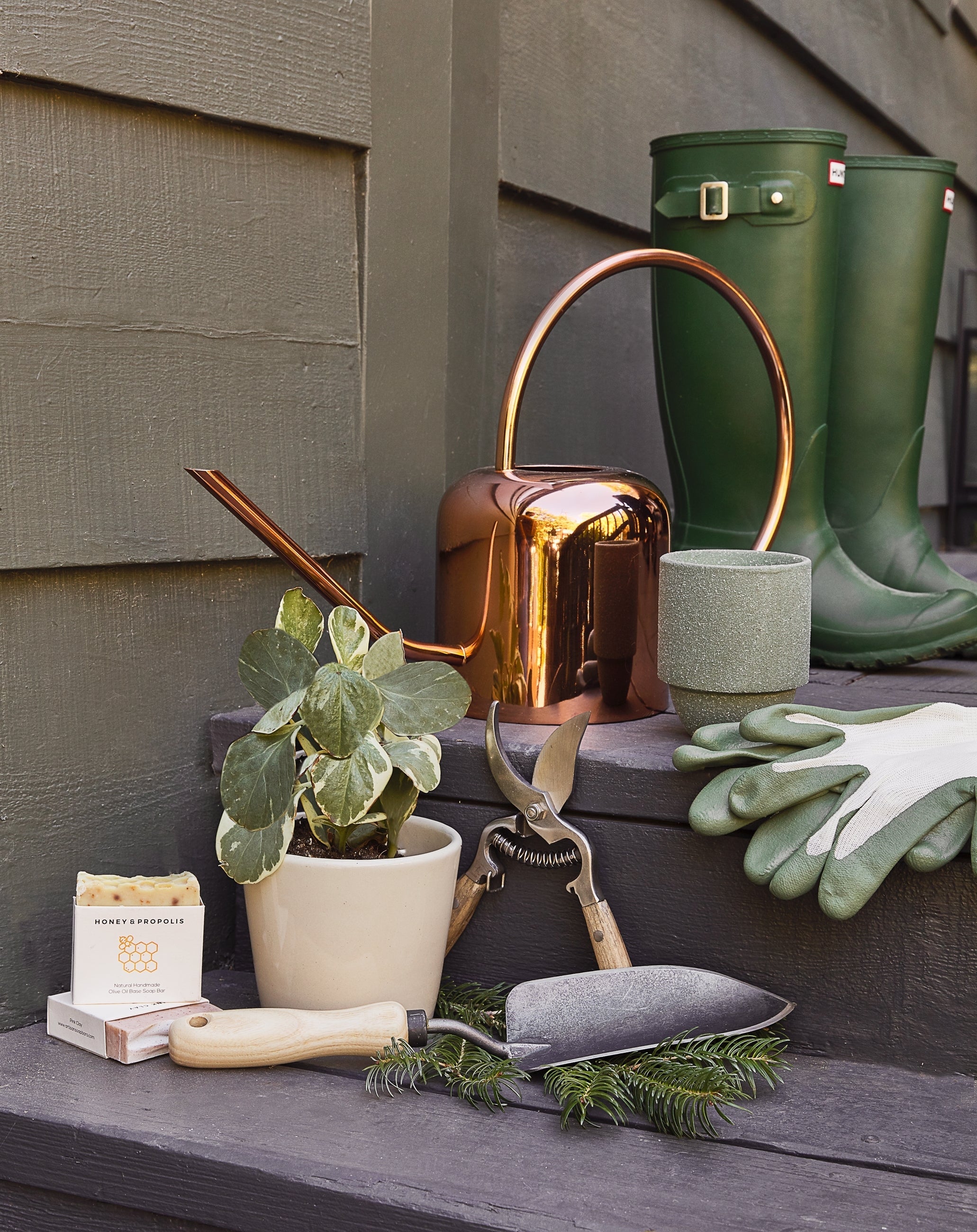 Premium Brenton Watering Can - 1 Gallon Metal Garden Watering Can with Long Spout, Rust-Proof & Durable for Indoor & Outdoor Plants - Perfect for Houseplants, Flowers, and Garden Use