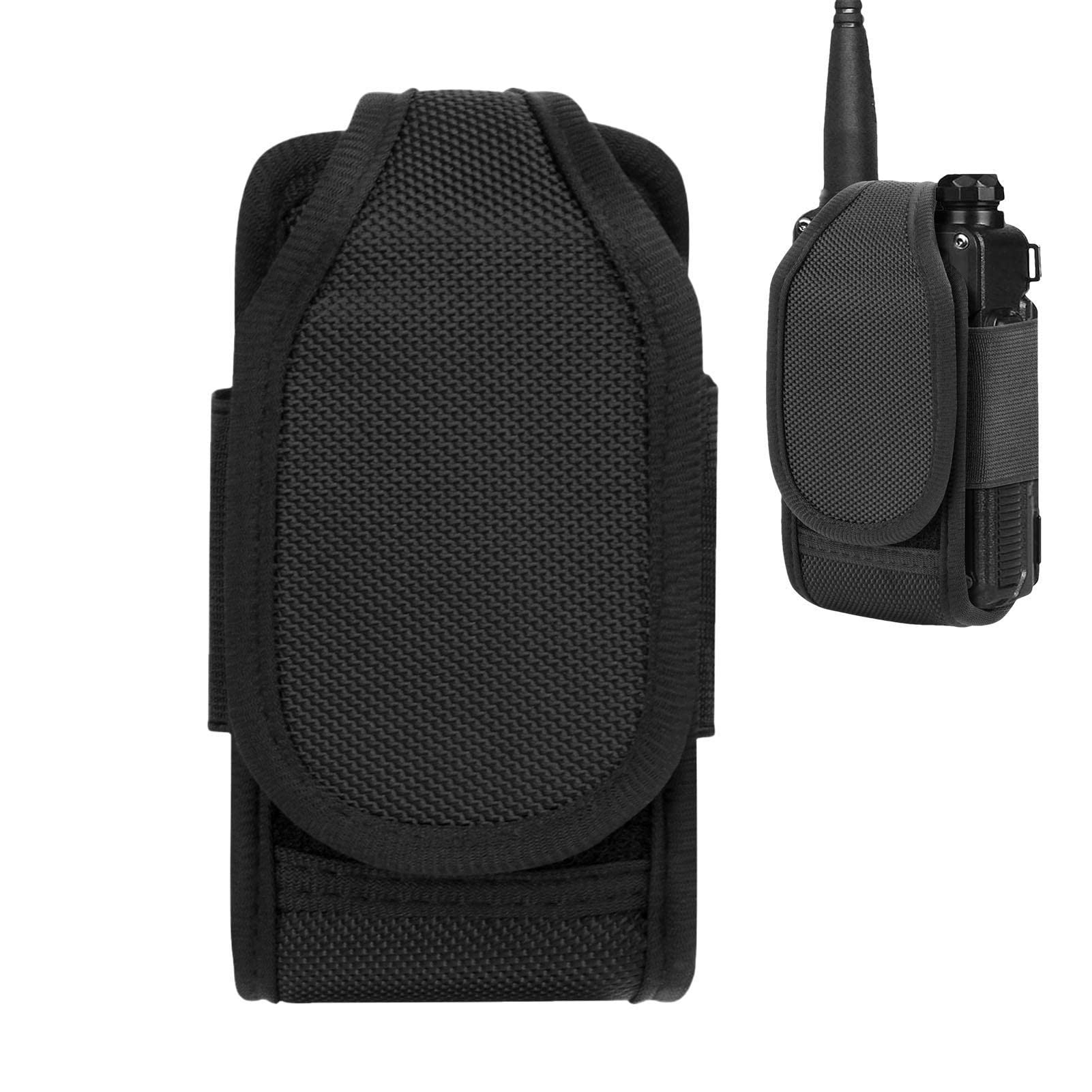 Waterproof Radio Shoulder Holster - Heavy Duty Walkie Talkie Chest Holder Pouch for Motorola, Baofeng & More | Compatible with Backpacks, Duffel Bags & Tactical Gear | Perfect for Construction, Hiking & Outdoor Adventures