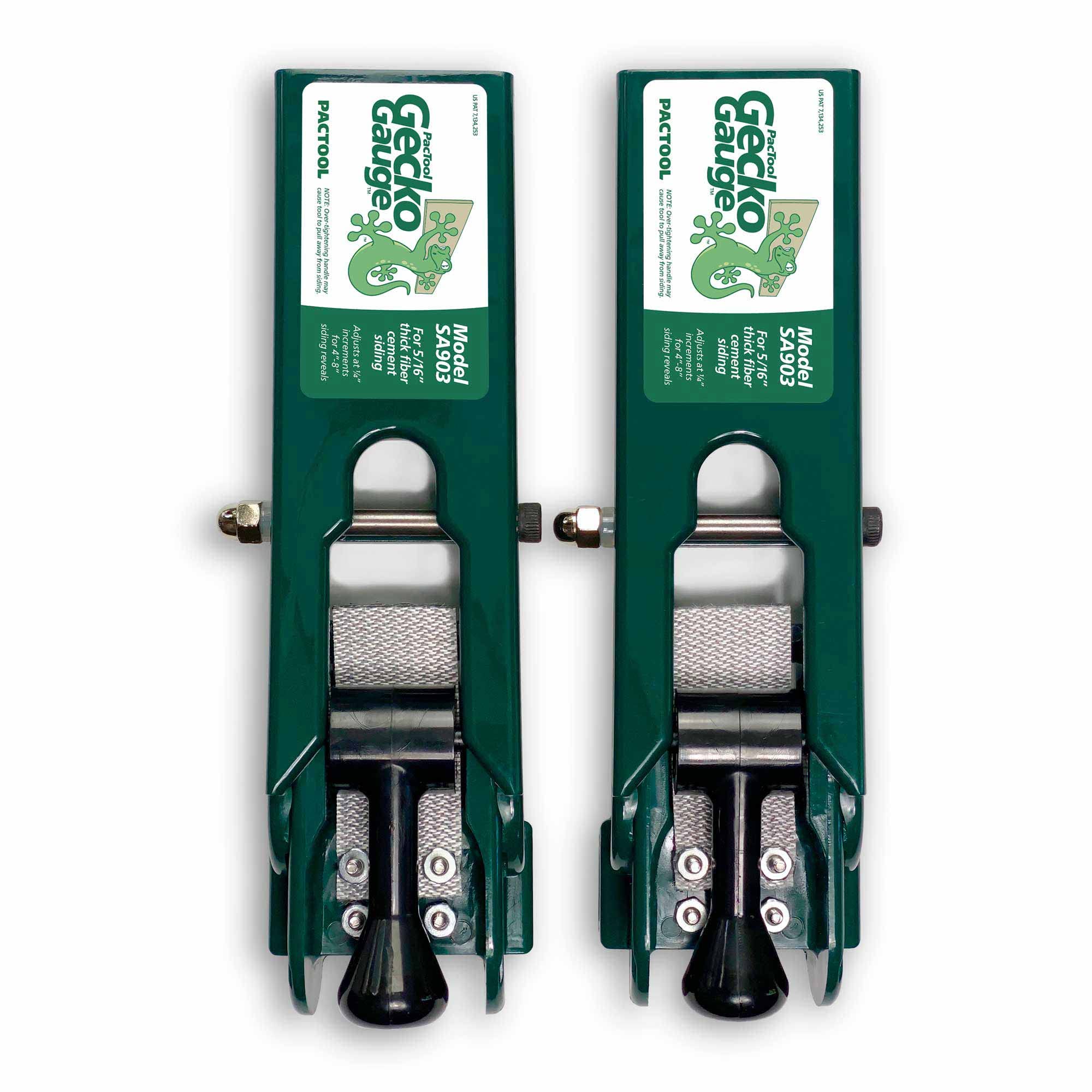 **PacTool SA903 Gecko Gauge Siding Mounting Kit & SS724 Snapper Shear Pro – Professional Fiber Cement Board Cutting Tool – Heavy-Duty Power Shears for Siding Installation & Construction Projects**
