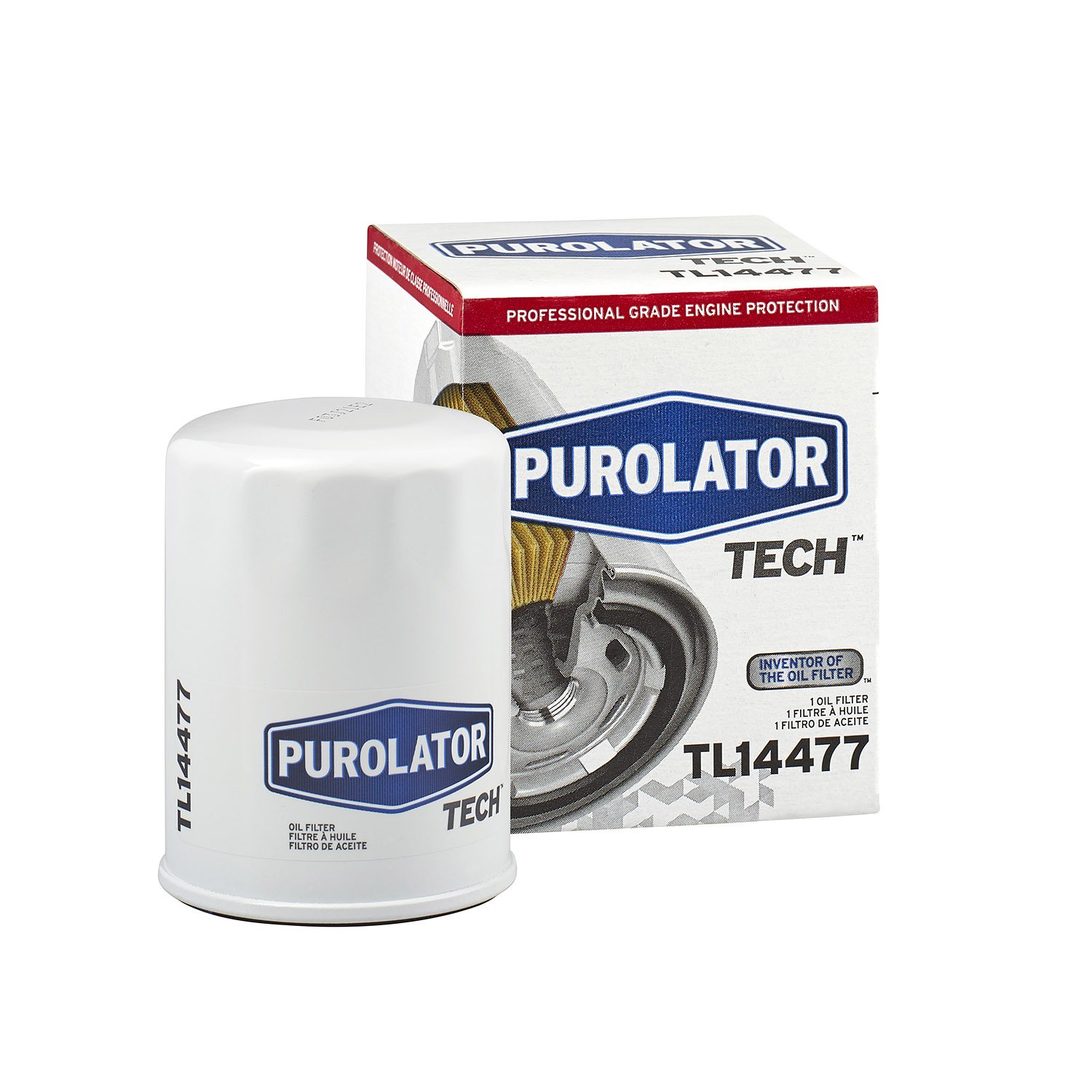 PurolatorTECH Spin On Oil Filter - Premium Engine Protection for Cars, Trucks & SUVs | High Efficiency Filtration | Perfect for Daily Commuting & Long Road Trips