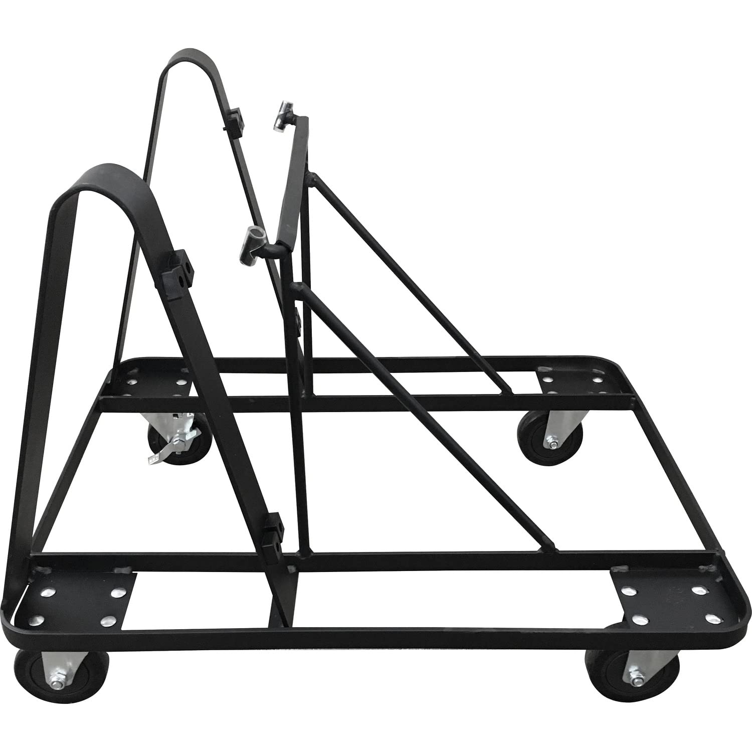Lorell Stacking Dolly for 4-Leg Stack Chairs - Heavy Duty Chair Cart with Wheels for Easy Transport - Perfect for Schools, Churches, and Event Venues