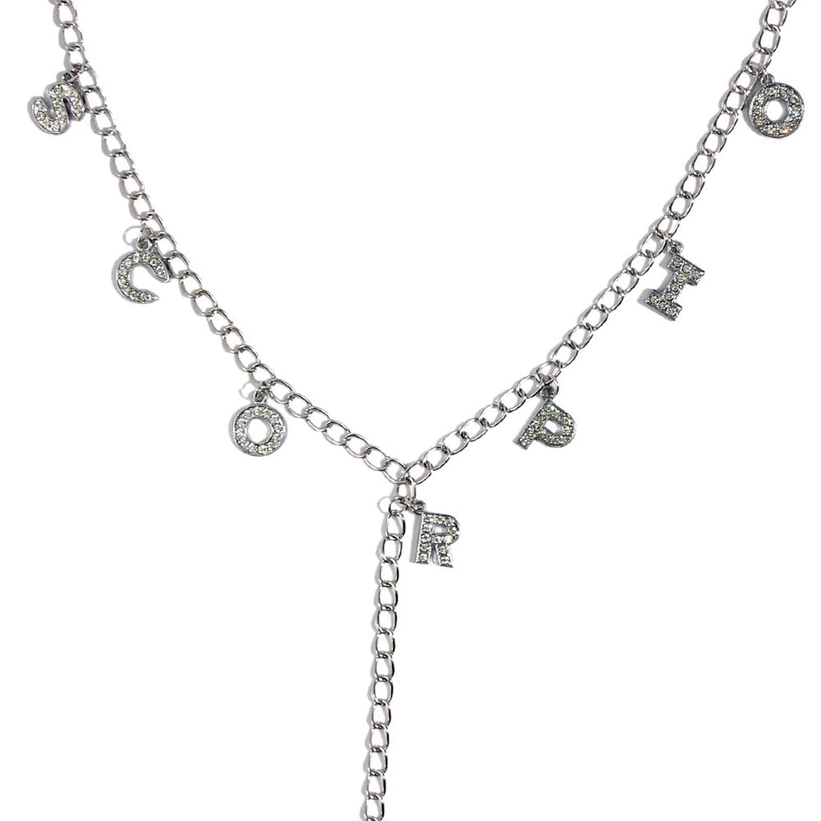 Sexy Women's Waist Chain G-String Thong Panty with 12 Constellation Pendant - Summer Bikini Bottoms, Belly Chain & Rhinestone Body Jewelry (Scorpio) | Perfect for Beach Parties, Music Festivals and Sensual Occasions