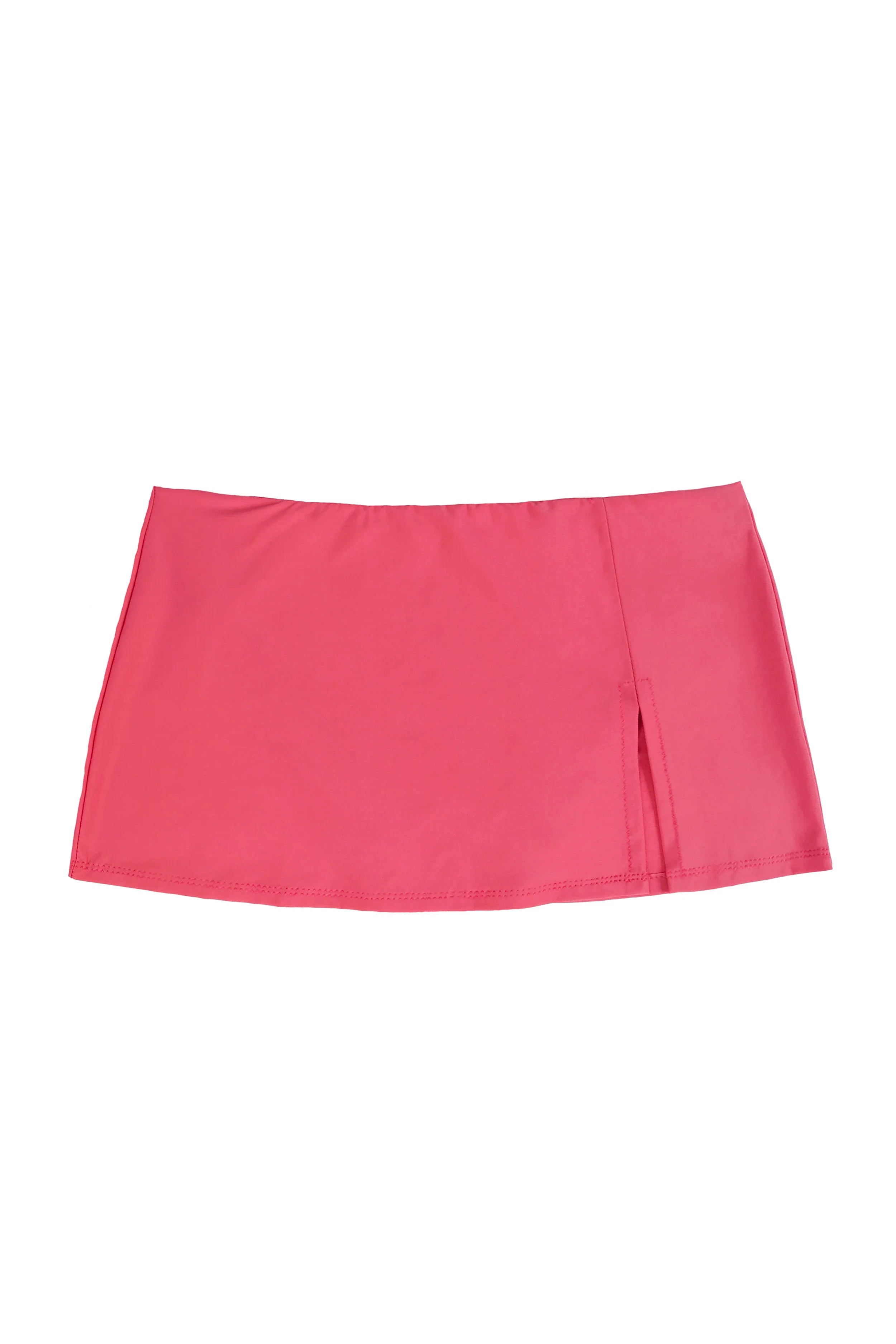 Flowy High Slit Skirt for Women - Watermelon Pink | Summer Casual & Party Wear | Perfect for Beach, Dates & Night Out