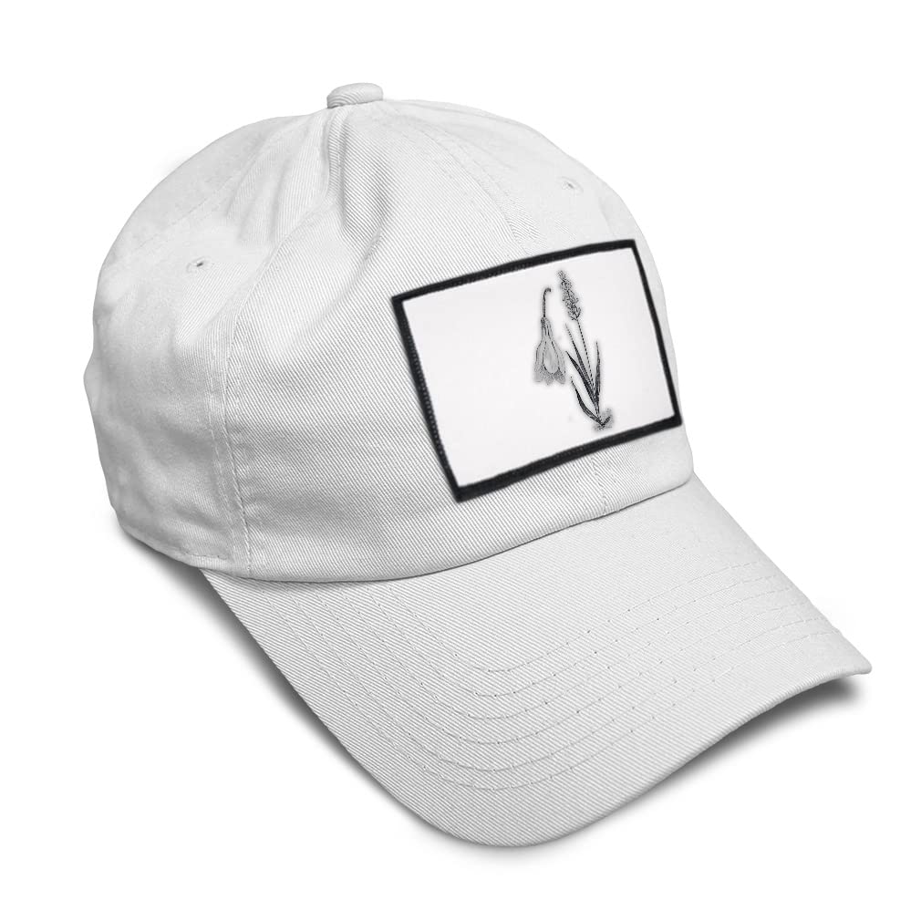 Vintage Floral Baseball Cap - Soft Botanical Flower Design for Women & Men | Perfect for Outdoor Activities, Hiking, and Fashion Accessories