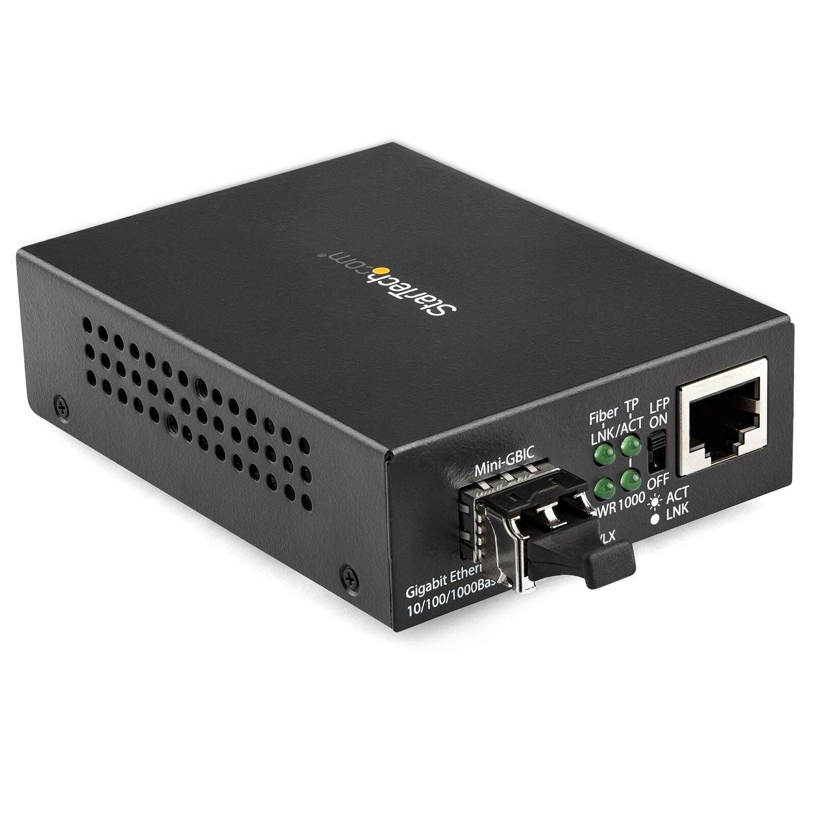 Gigabit Ethernet Fiber Media Converter - Compact 850nm Multimode LC SFP - 550m Range for High-Speed Network Connectivity in Offices, Data Centers & Smart Homes