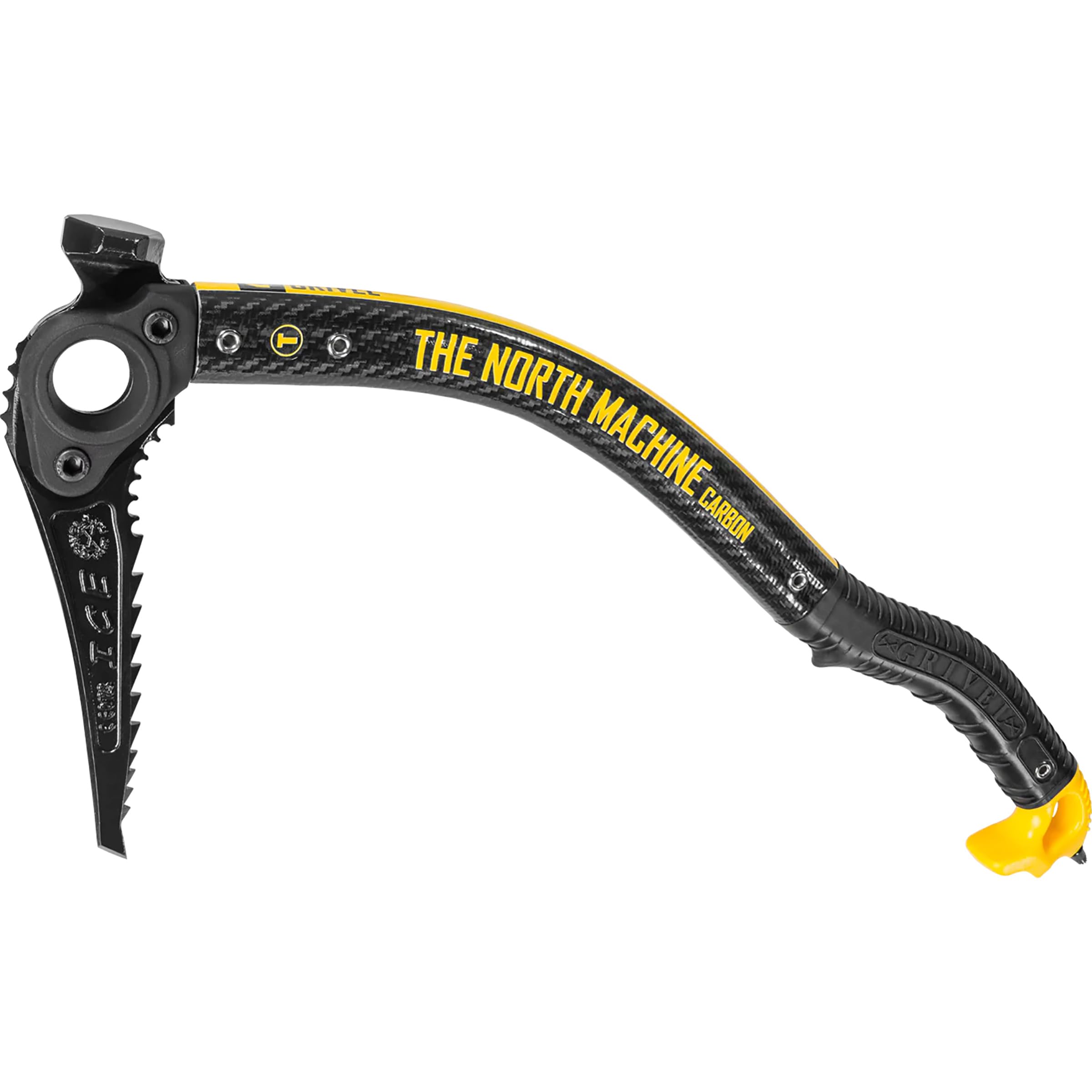 Grivel North Machine Carbon Ice Axe - Lightweight Mountaineering & Climbing Tool for Alpine Adventures & Ice Climbing