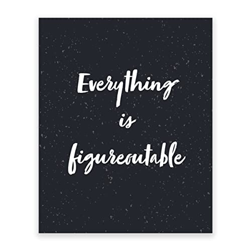 Motivational Wall Art Prints - Inspirational Office Decor & Business Posters for Workplace, Home Office & Gym | Uplifting Quotes & Encouraging Signs for Productivity & Success