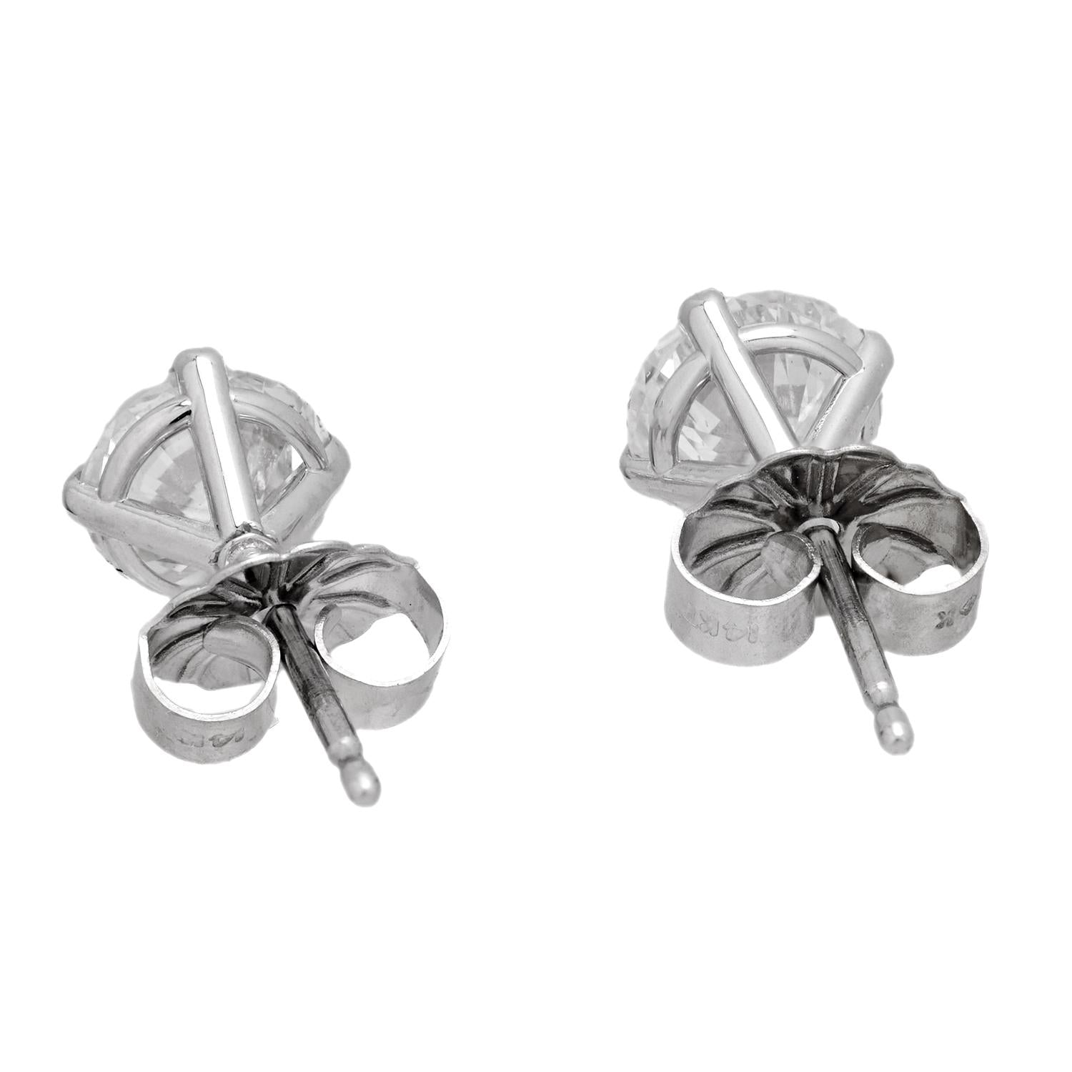 14K Gold Diamond Stud Earrings for Women - Elegant & Timeless Jewelry Gift for Wedding, Anniversary & Special Occasions