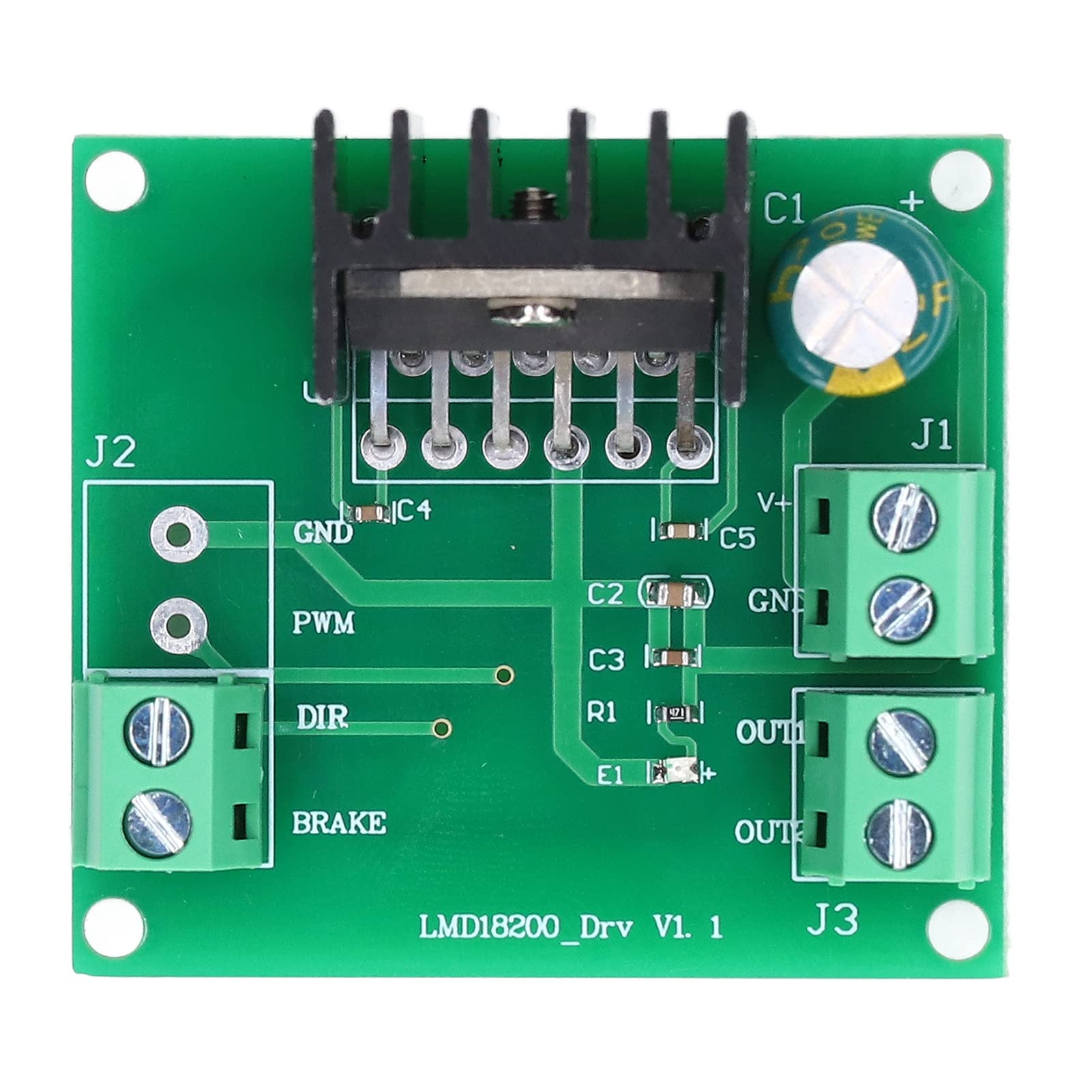 LMD18200T Motor Controller Board - Compact DC Motor Control Module with 4.5-5.5V Signal & High Stability for Robotics, 3D Printers, CNC Machines, and DIY Electronics Projects
