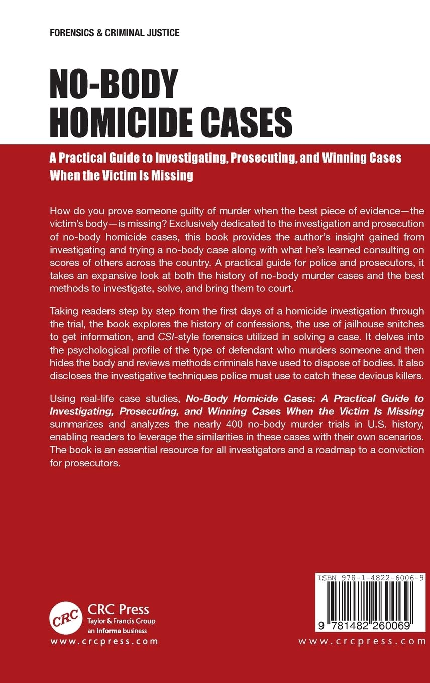 Investigating No-Body Homicide Cases: Practical Guide for Prosecutors & Law Enforcement | Missing Victim Crime Scene Analysis | Cold Case Resolution Strategies for Courtroom Success