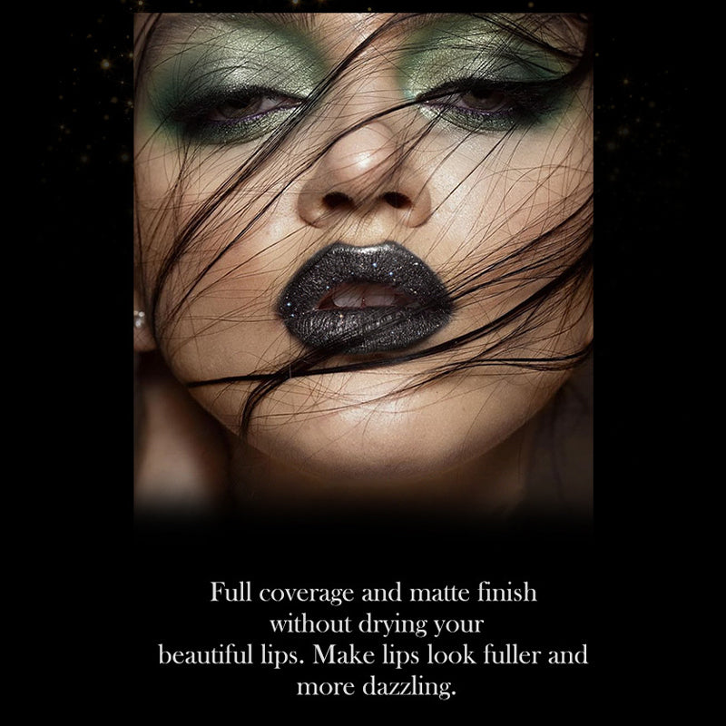 MLSMILE Glitter Shine Lipstick - Long Lasting Moisturizing Lipstick with High Pigment, Vegan & Cruelty Free - Perfect for Parties, Date Night & Special Occasions
