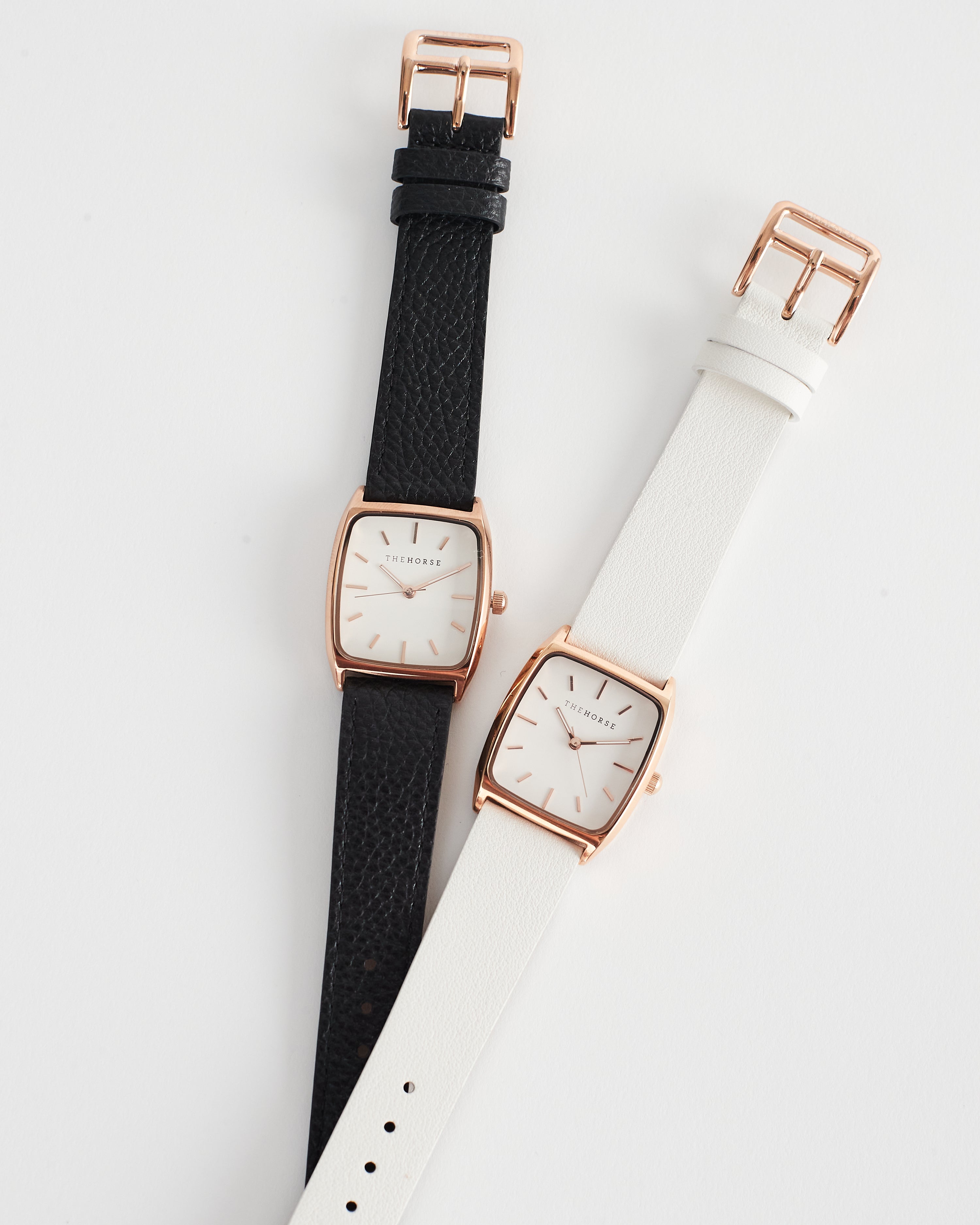 Elegant Rose Gold Dress Watch with White Dial & Black Leather Strap - Perfect for Formal Events, Weddings, and Business Occasions