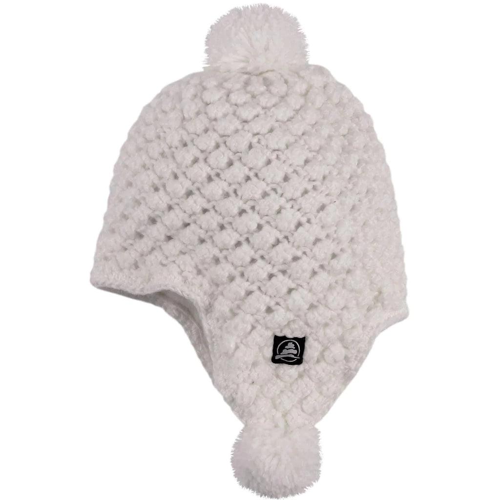 Conifere Knit Hat - Soft Winter Beanie for Men & Women, Off White - Cozy & Warm for Outdoor Activities, Skiing, Snowboarding, and Casual Wear
