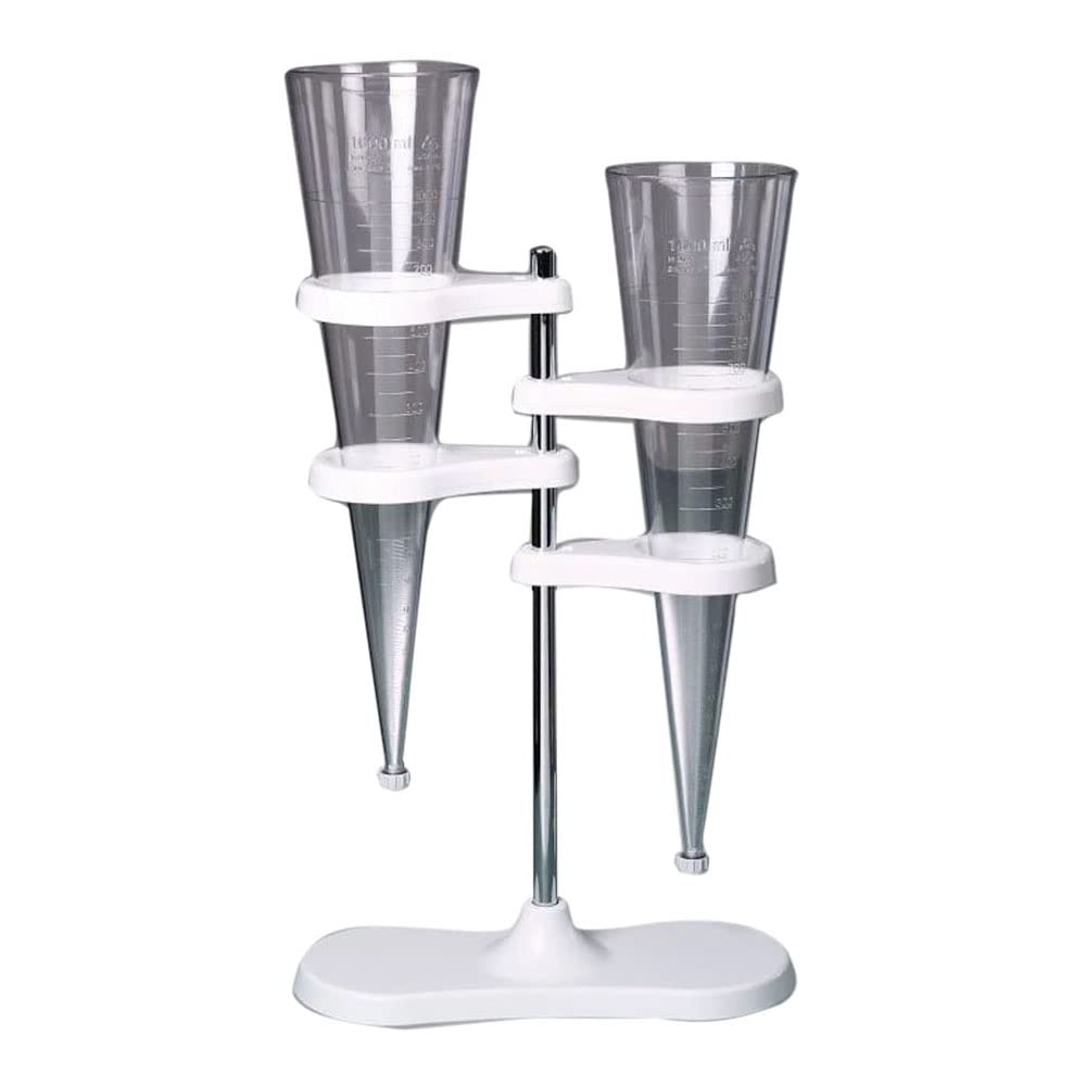 Bürkle 7118-2000 Stand for Imhoff Sedimentation Funnel, 450mm Height - Laboratory Equipment for Water Quality Testing & Wastewater Analysis