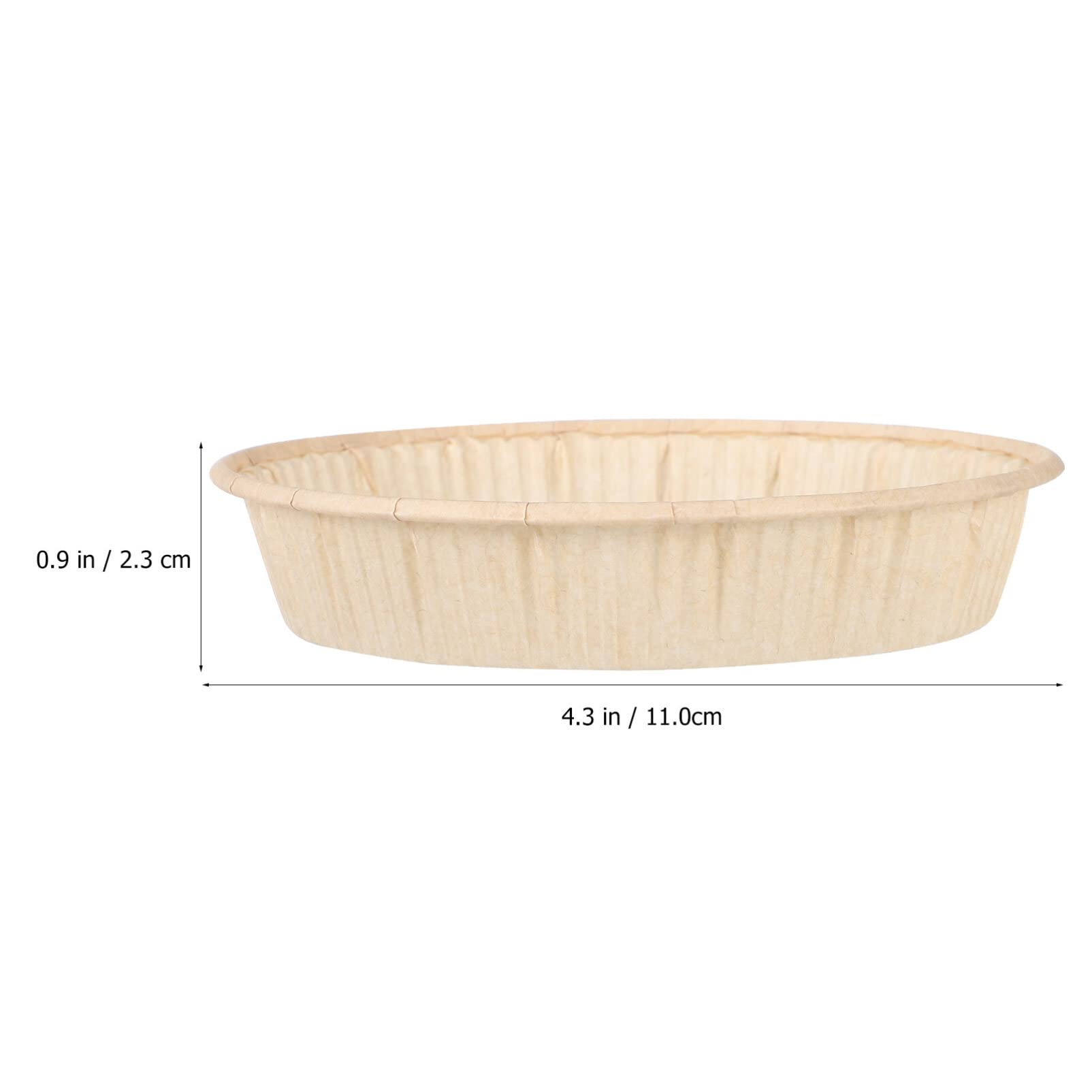 100 Pcs Heavy Duty Nonstick Round Quiche Pans with Fluted Sides - Perfect for Baking Pies, Tarts, Desserts | Ideal for Home Bakers, Professional Chefs & Holiday Cooking