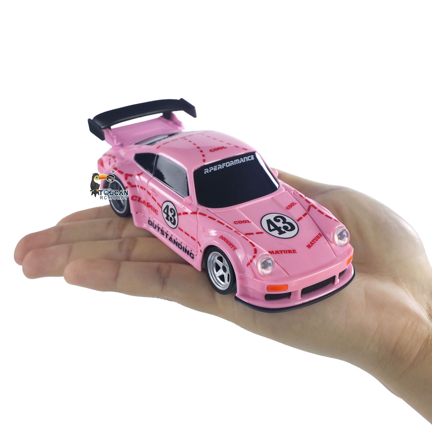 1/43 2.4G RC Drift Car - High Speed 15KM/H 4WD Mini Racing Vehicle with Battery & LED Lights - Ready-to-Run RTR Toy for Kids - Perfect for Indoor Racing, Birthday Gifts & Drift Competitions