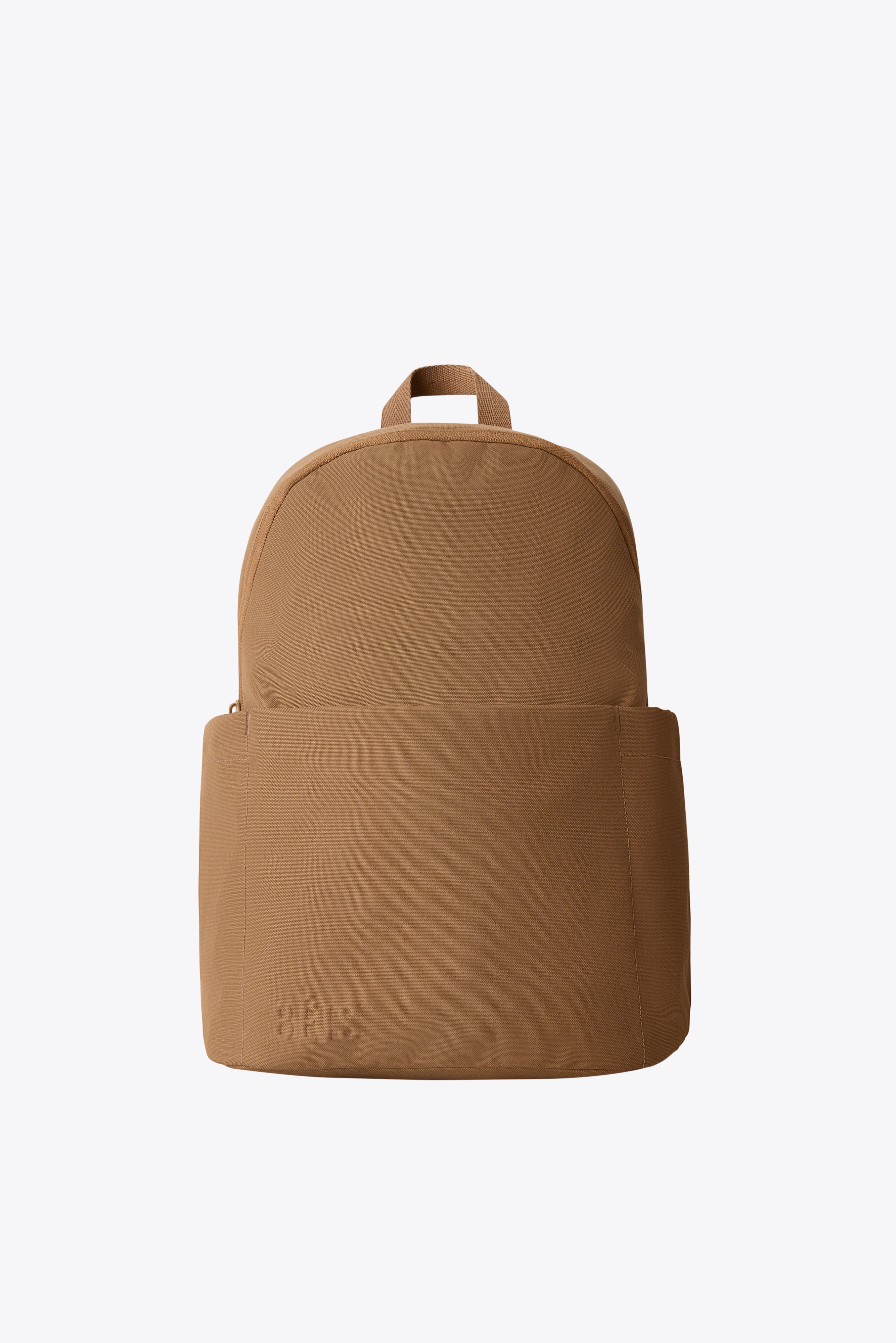 Classic Camel Leather Backpack for Men & Women - Durable & Stylish Everyday Use for Work, School & Travel