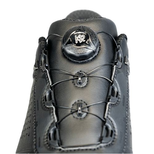 KR Strikeforce Charge Black Men's Left-Hand Performance Bowling Shoes - Perfect for Competitive Bowling & League Play
