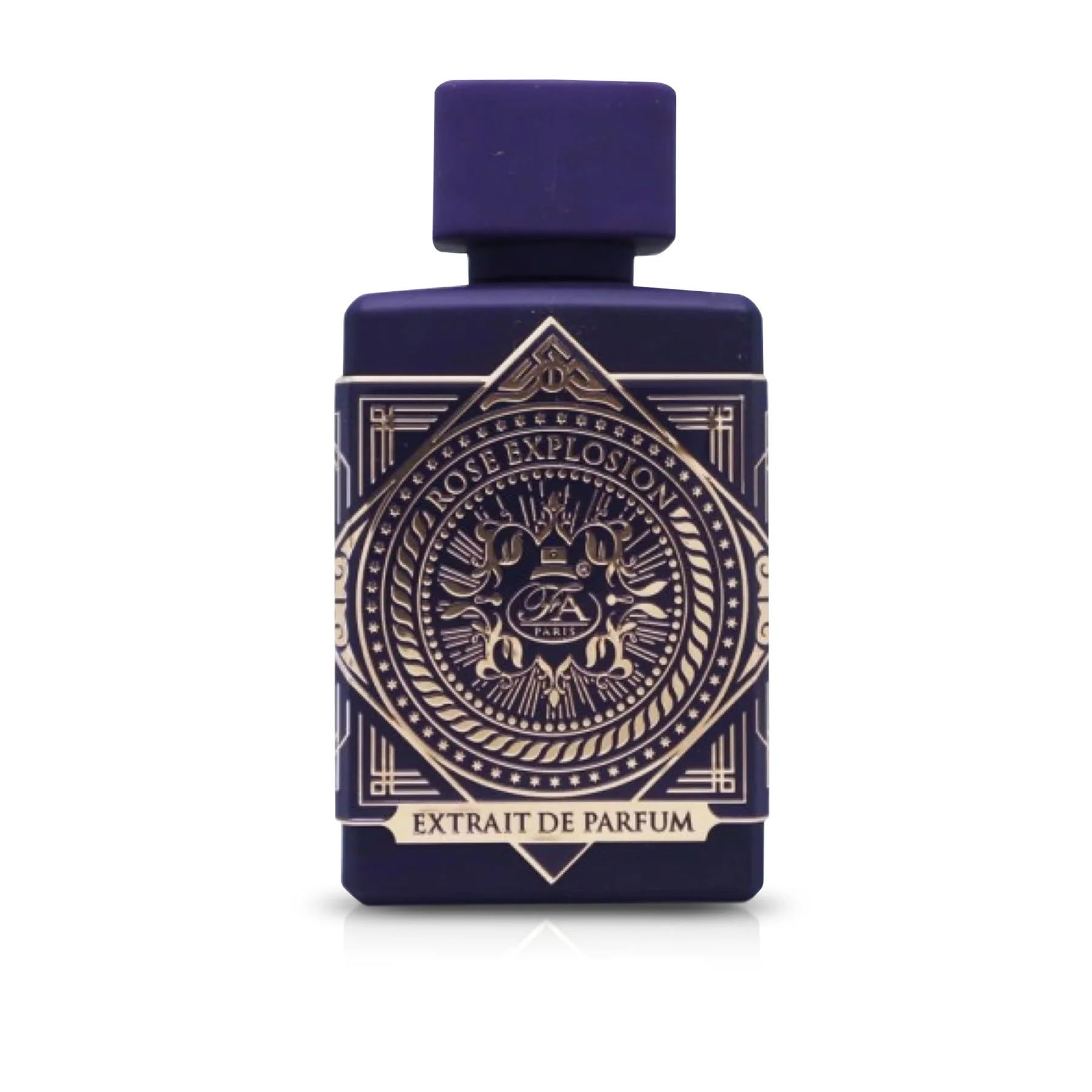 Rose Explosion Extrait de Parfum - Unisex Eau de Parfum 2.7 Fl Oz (80ml) Long-Lasting Floral Fragrance for Women & Men - Perfect for Date Night, Special Occasions & Daily Wear