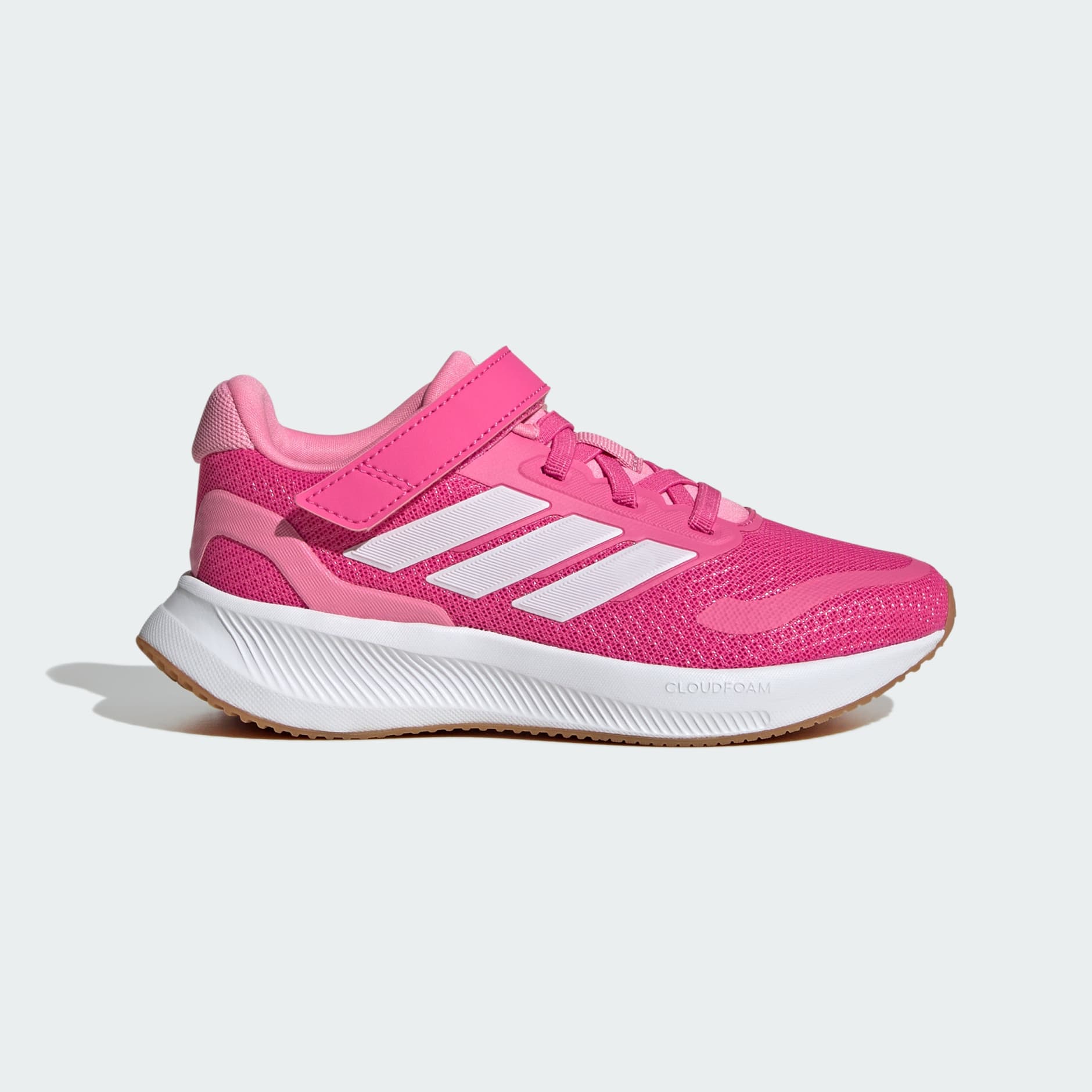 Adidas Kids Runfalcon Magenta/White Running Shoes - Lightweight & Comfortable for Boys & Girls - Perfect for School, Sports & Daily Activities