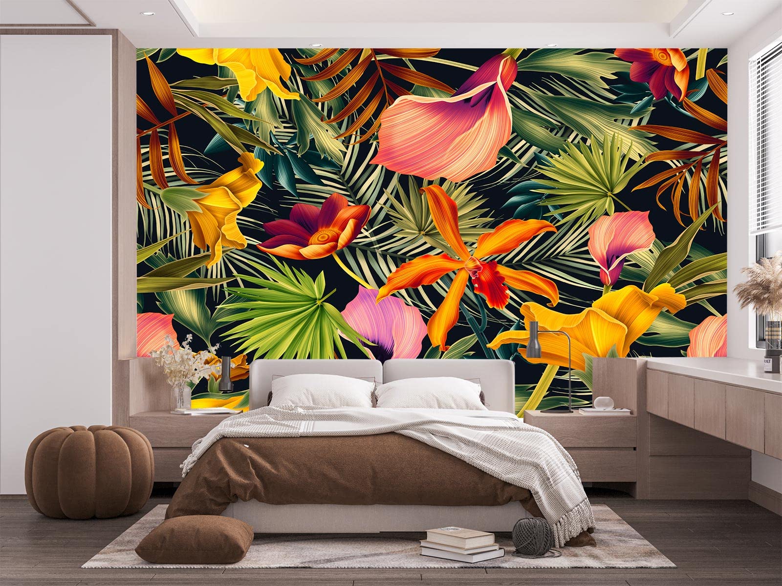 ClioUar Tropical Palm Leaves Wallpaper Mural - 158