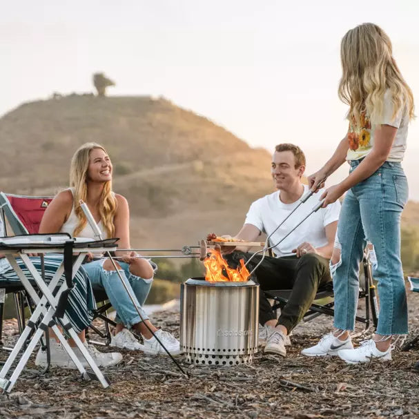 Solo Stove Ranger + Stand 2.0 - Portable Campfire Pit for Outdoor Adventures, Backyard Bonfires & Patio Gatherings | SSRAN SD 2.0