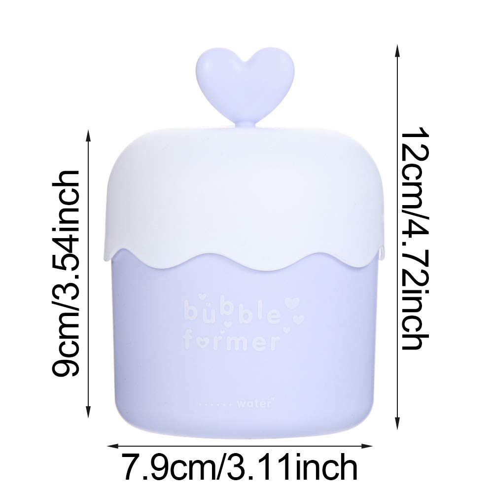 Best Face Foam Maker for Gentle Cleansing - Facial Cleanser Foam Cup & Foam Cleanser Tool for Face Wash (Blue) | Perfect for Daily Skincare Routine & Travel Beauty Essentials