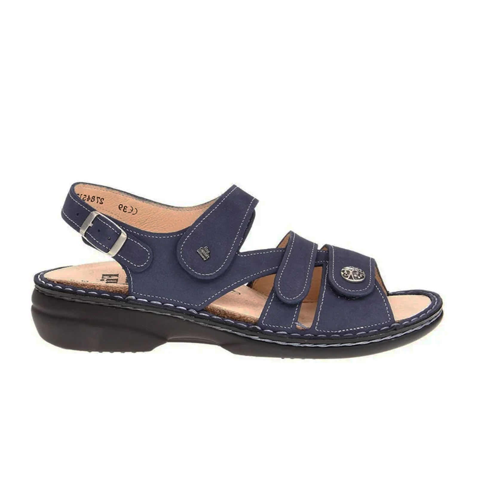 Finn Comfort Gomera S Backstrap Sandal for Women - Premium Leather Comfort Sandals with Arch Support | Perfect for Walking, Travel & Summer Outfits