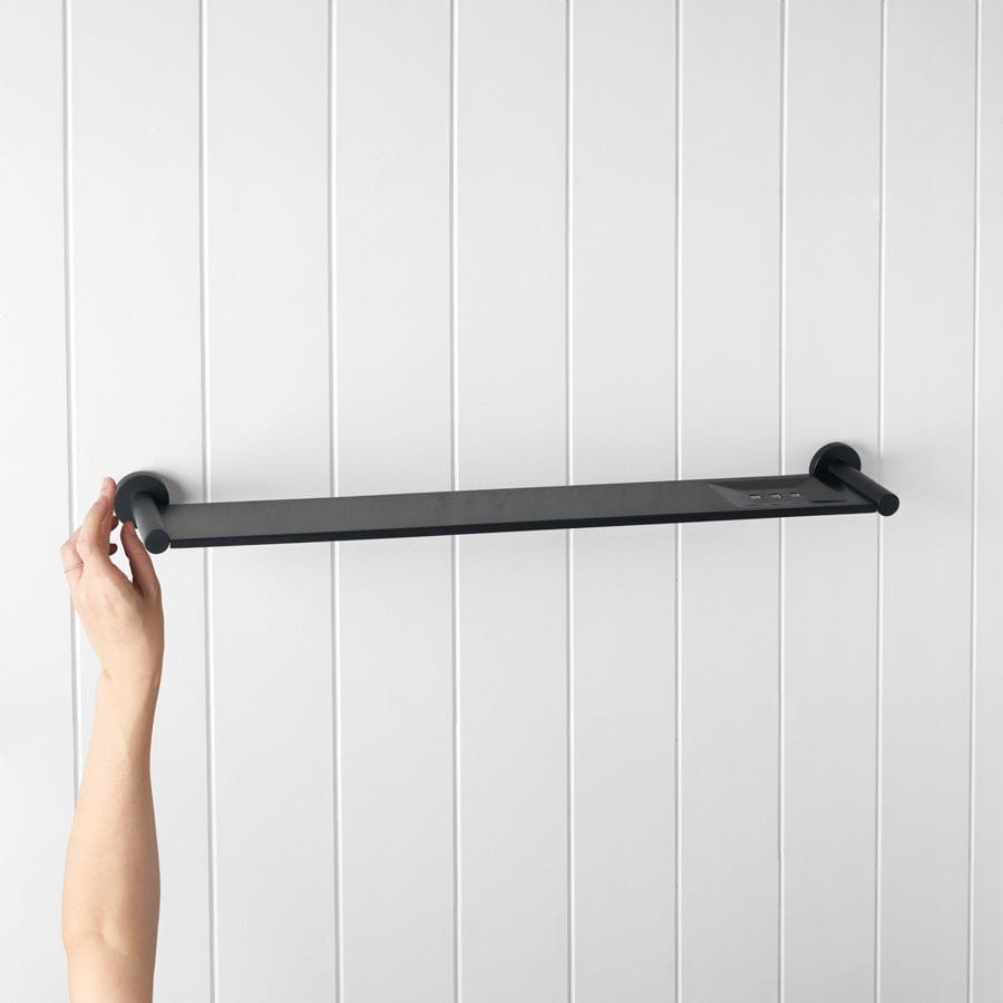 Premium Matte Black Shower Shelf - Rustproof Bathroom Organizer for Shampoo, Soap & Essentials - Perfect for Small Spaces & Modern Bathrooms