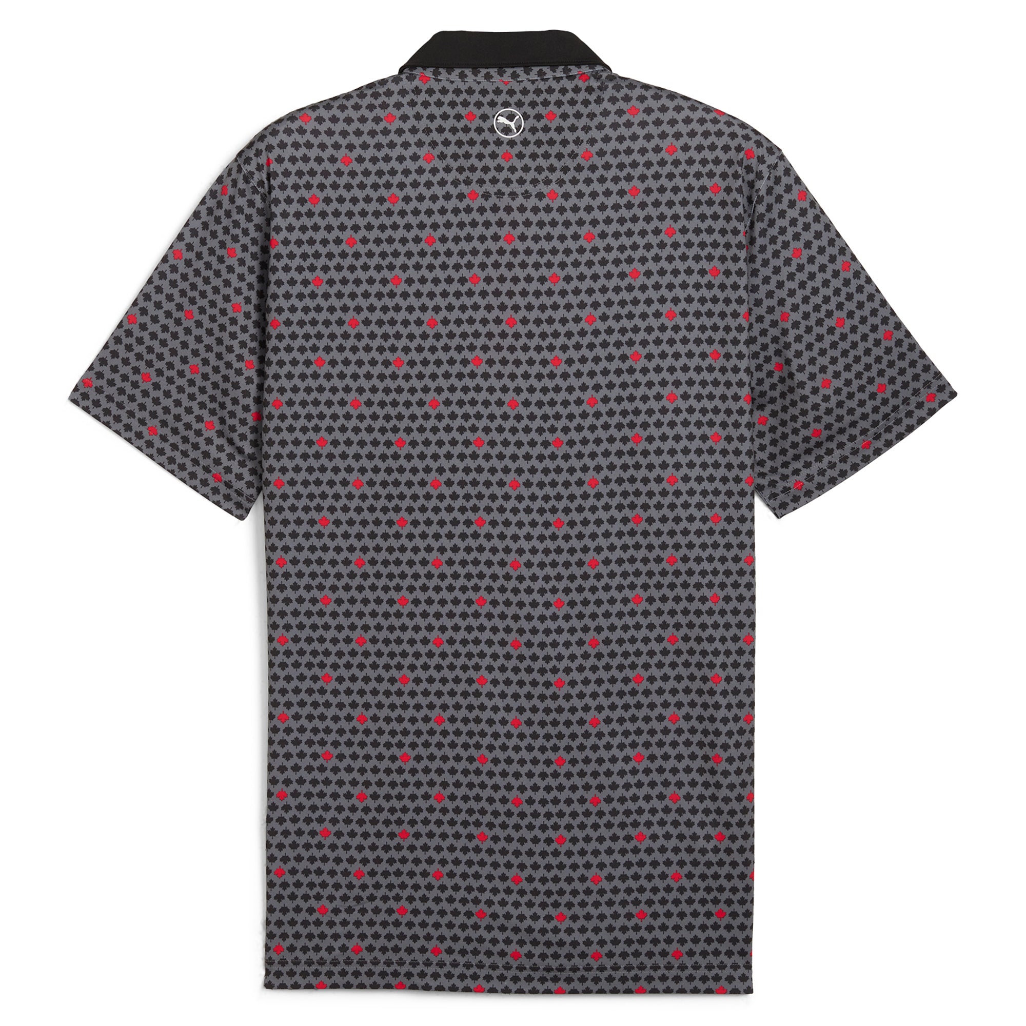 Premium Canada Maple AOP Golf Polo Shirt for Men - Breathable & Moisture-Wicking Performance Wear - Perfect for Golf Tournaments, Country Clubs & Casual Summer Outings