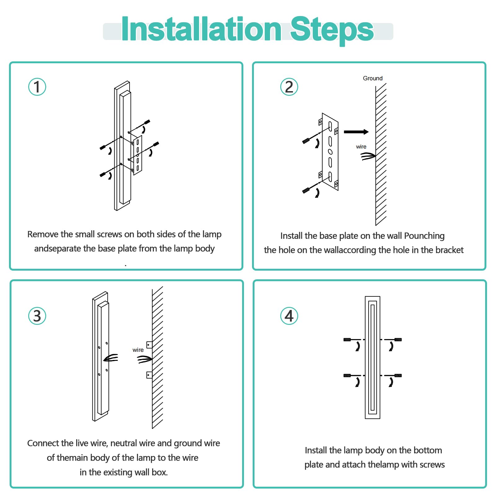 36W Modern Outdoor Wall Sconce - 47.2 Inch LED Exterior Light Fixture with IP65 Waterproof Rating - Energy Efficient Wall Lighting for Porch, Patio, Garage & Backyard (Perfect for Outdoor Entertaining & Home Security)