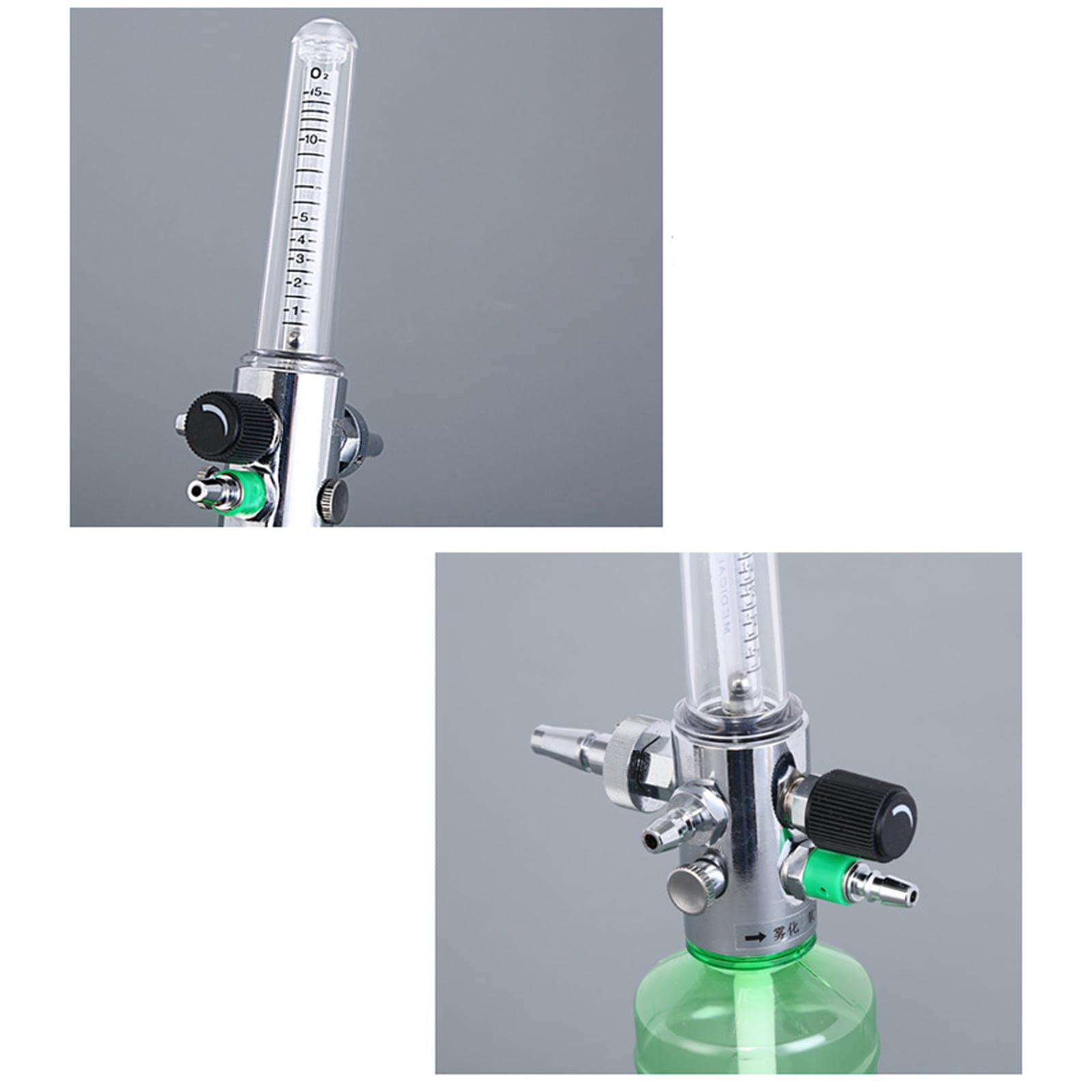 SAZ DEKOR Oxygen Flow Meter Regulator with Durable Valve for Medical Use - Perfect for Home Healthcare, Hospitals, and Emergency Oxygen Therapy
