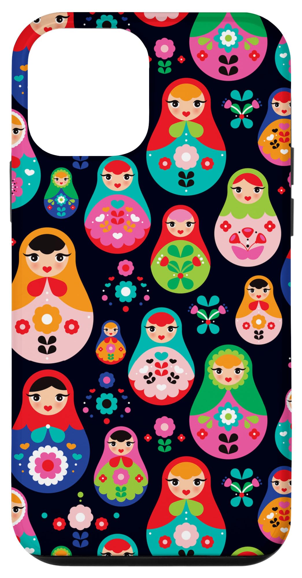 iPhone 12 Mini Case - Russian Nesting Doll Design | Durable Protective Phone Cover for iPhone 12 Mini | Perfect Gift for Travel, Office & Daily Use