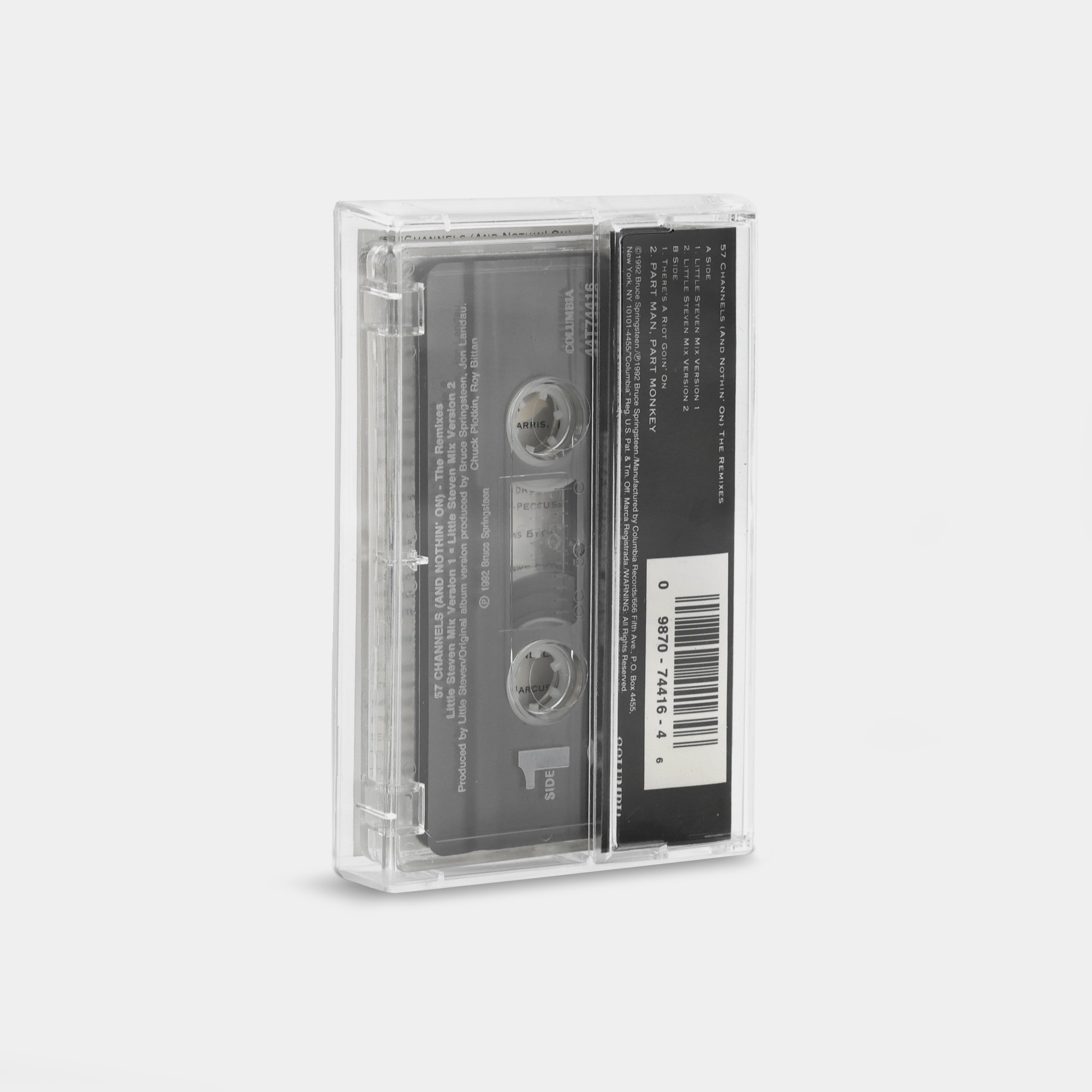 Bruce Springsteen - 57 Channels (And Nothin' On) The Remixes Cassette Tape | Vintage Music Collectible | Perfect for 80s Music Fans & Cassette Tape Collectors