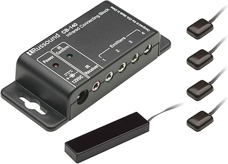 Russound SLM1K Universal Surface Mount IR Kit - Infrared Remote Control System for Home Theater & Audio Equipment | Easy Installation & Wide Compatibility