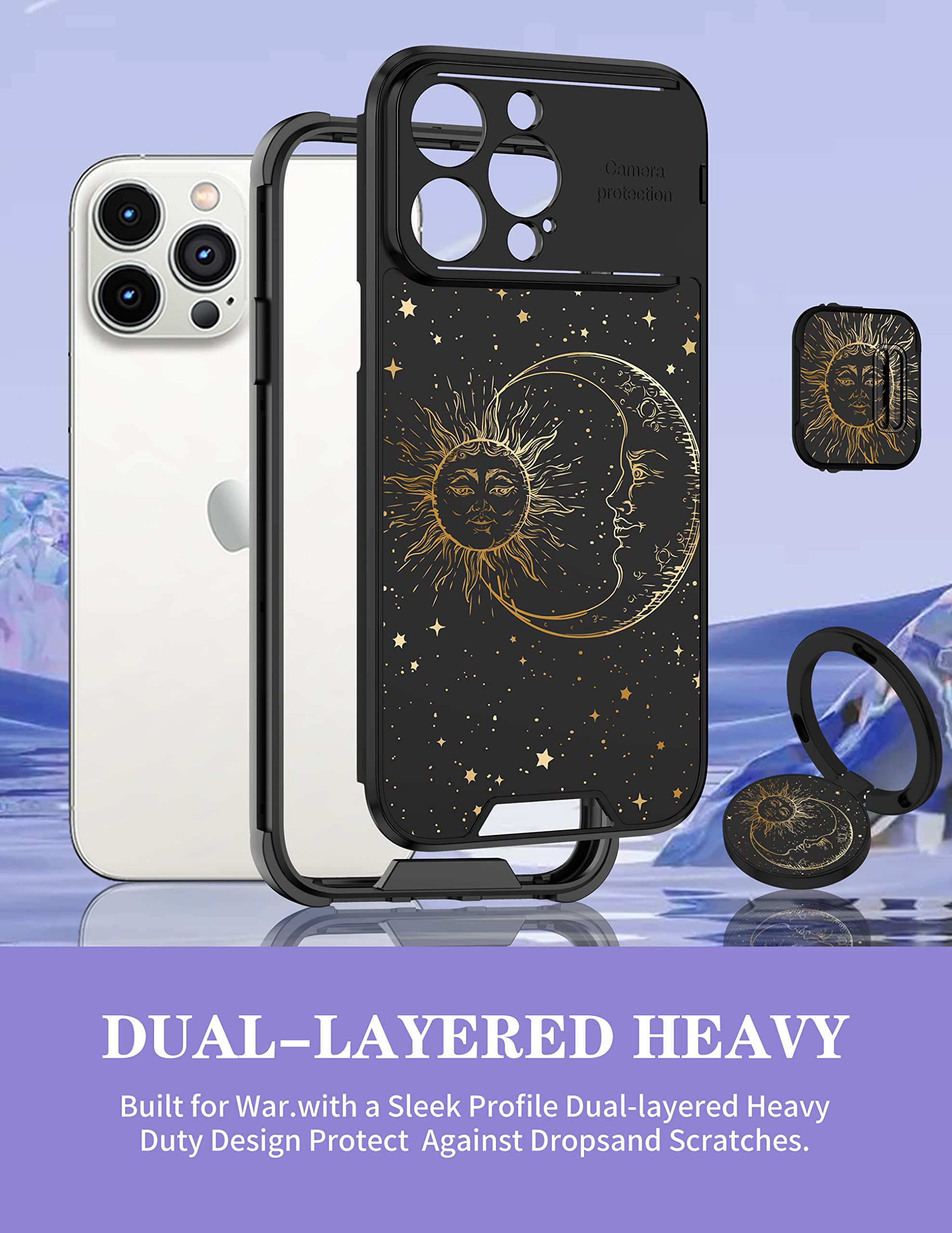 Goocrux 2in1 iPhone 14 Pro Max Case (6.7