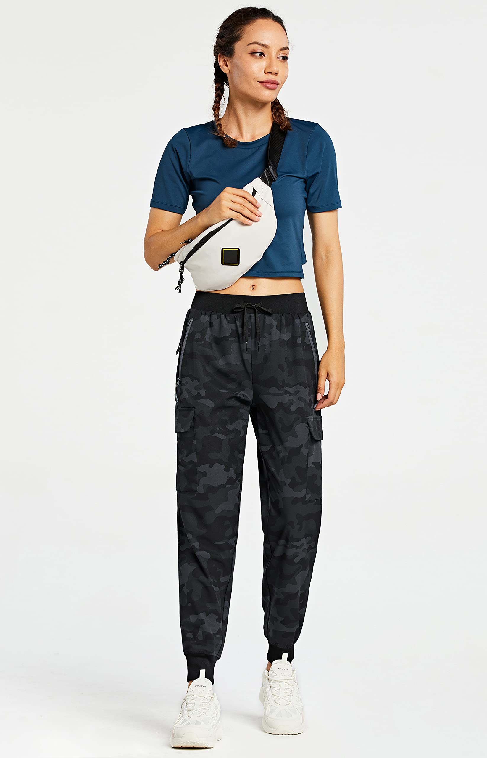 Libin Women's Cargo Joggers - Lightweight Quick Dry Hiking Pants for Athletic, Lounge & Travel | Petite, Regular & Tall Sizes | Perfect for Outdoor Adventures, Gym Workouts & Casual Wear