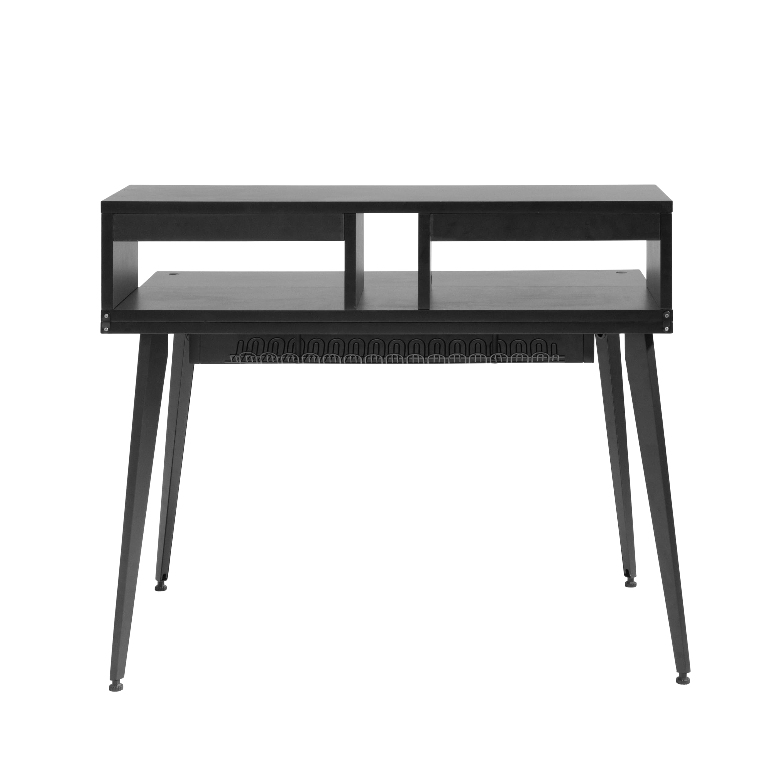 Gator Frameworks GFW-ELITEDESK-BLK Elite Series Adjustable Height Desk - Black for Home Office, Gaming & Workspace Setup