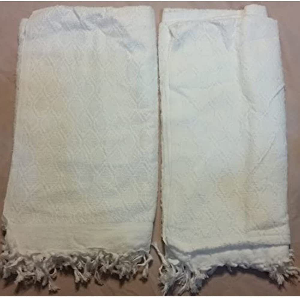 Premium Cotton Ihram Towel Set for Hajj & Umrah - Men's Pilgrimage Prayer & Ritual Garment - Ideal for Islamic Worship, Sacred Journeys & Spiritual Cleansing