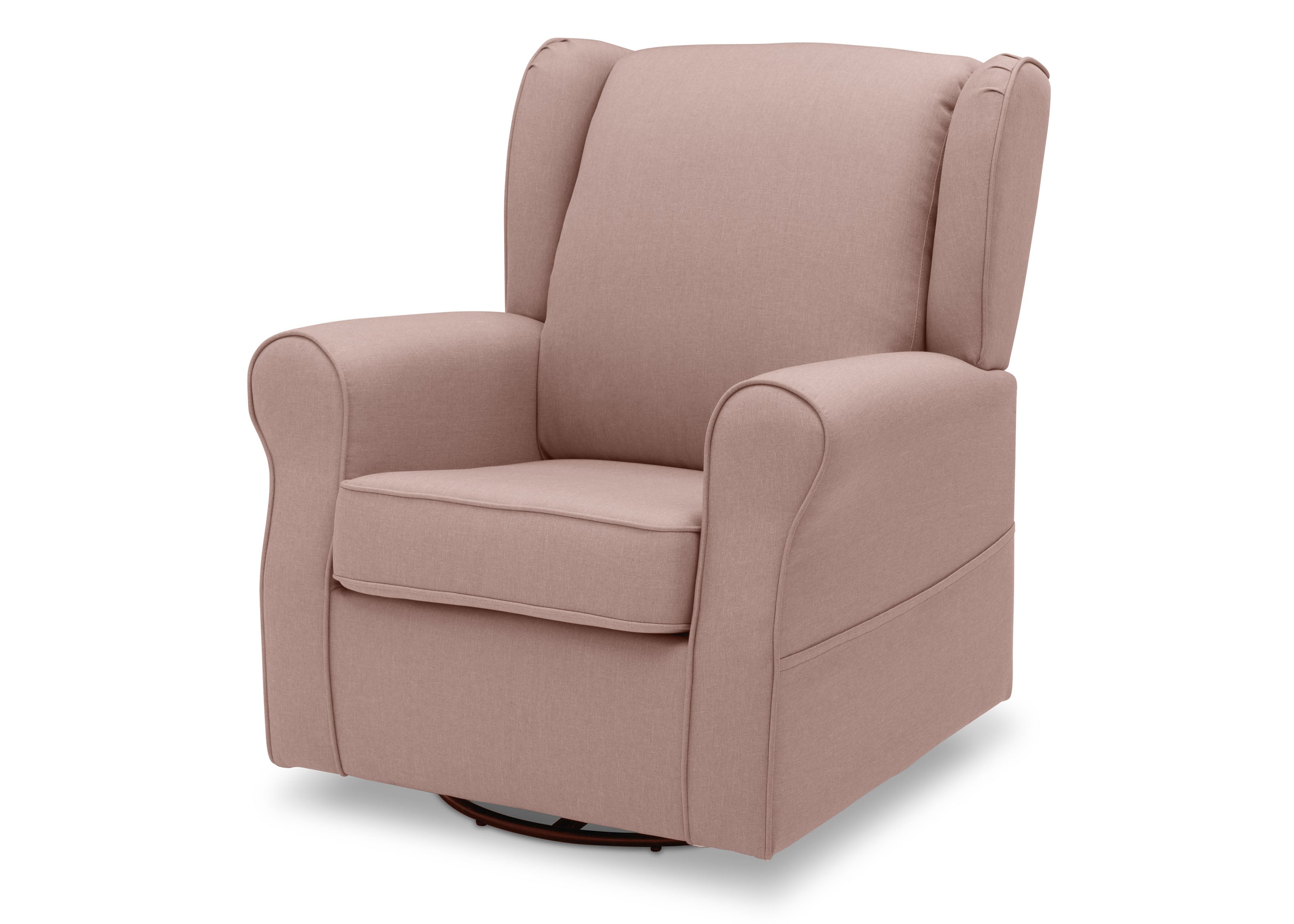 Reston Nursery Glider Swivel Rocker Chair - Comfortable Baby Nursery Rocking Chair with Smooth 360° Swivel & Reclining for Breastfeeding, Nursing & Relaxing - Perfect for Nursery, Bedroom & Living Room