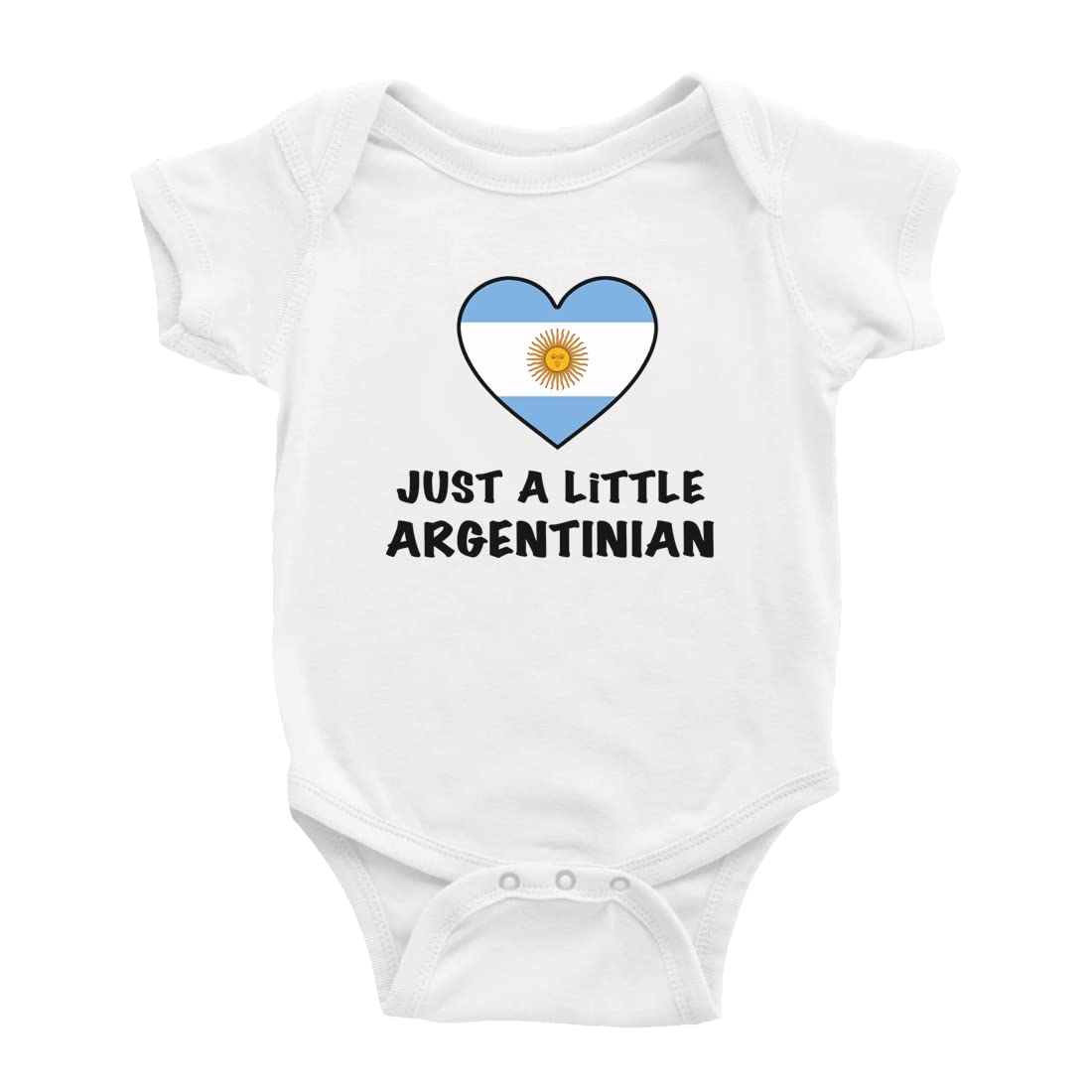 Funny Argentinian Heart Baby Bodysuits for Boys & Girls - Cute Infant Onesies for Playdates, Parties & Photo Shoots