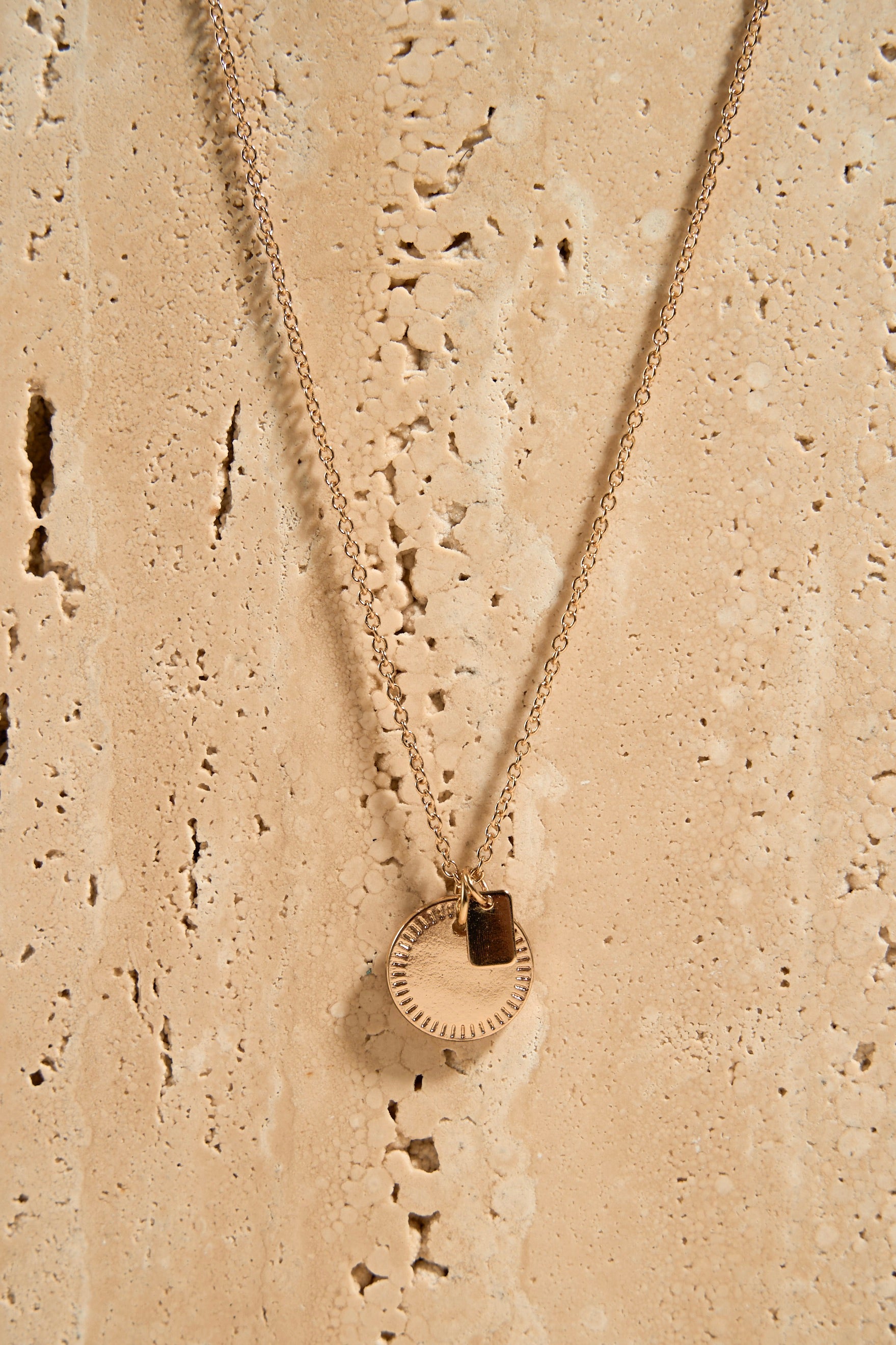 18K Gold Double EOL Pendant Necklace for Women - Elegant Layered Chain Jewelry Gift for Birthday, Anniversary & Valentine's Day