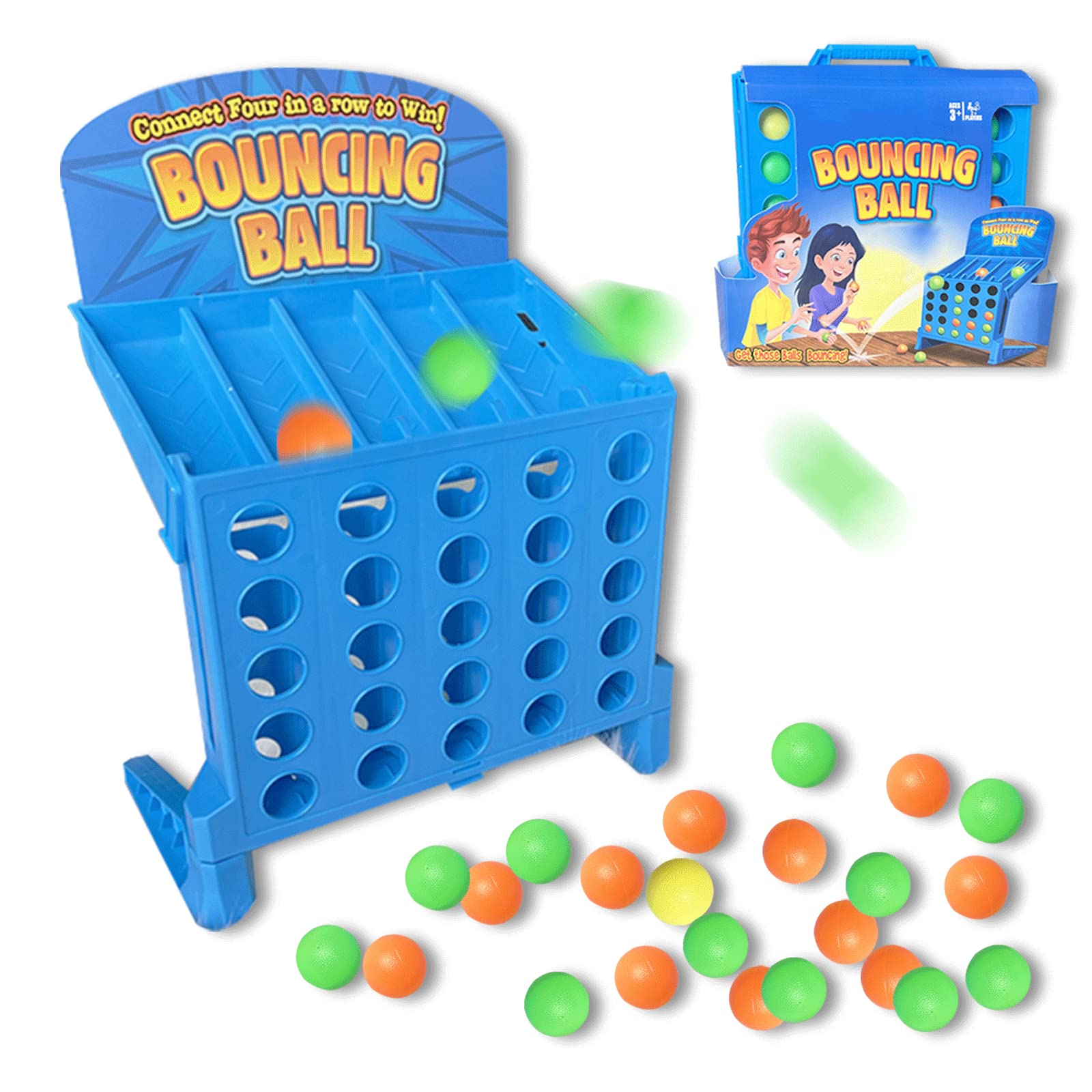 Swity Home Bouncing Linking Shots Game for Kids - Fun Ball Toss & Connect Tabletop Game - Interactive Educational Toy for Boys & Girls - Indoor/Outdoor Play - Perfect for Family Game Nights, Birthday Parties & Classroom Activities