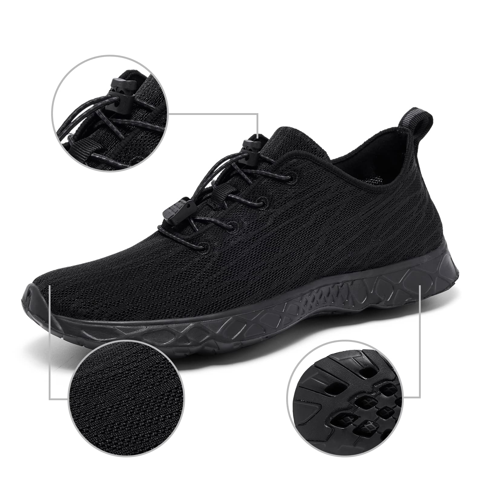 Racqua Unisex Breathable Mesh Water Shoes for Women & Men - Perfect for Swimming, Beach, Surfing, and Water Sports
