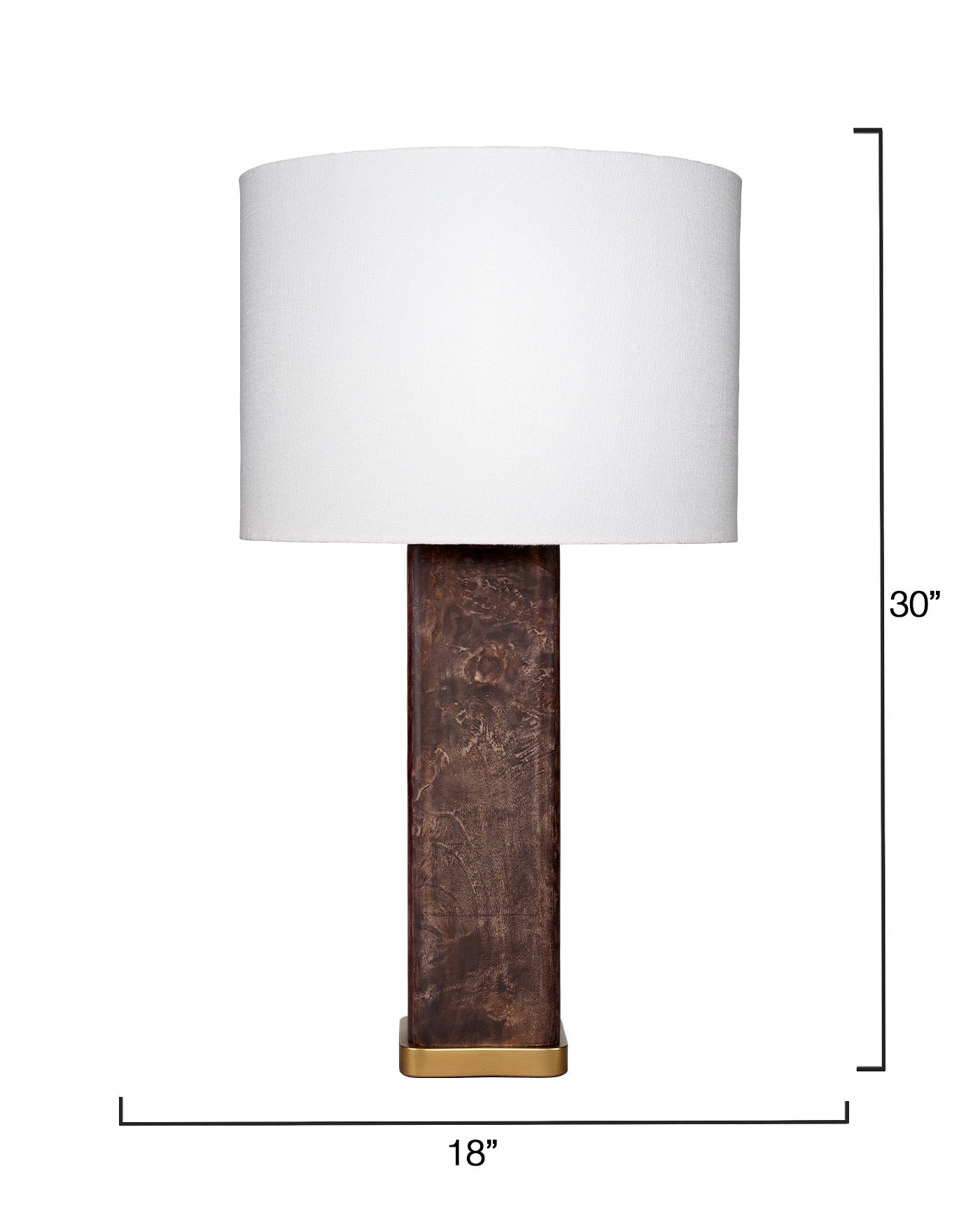Preston Table Lamp - Modern Burl Wood Design for Bedroom, Living Room & Office - Stylish Lighting Decor