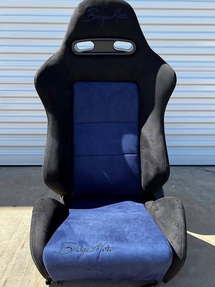 BridgeMoto GT Sport Reclining Motorcycle Seat - Comfortable & Adjustable for Long Rides - Perfect for Touring, Cruising & Daily Commuting