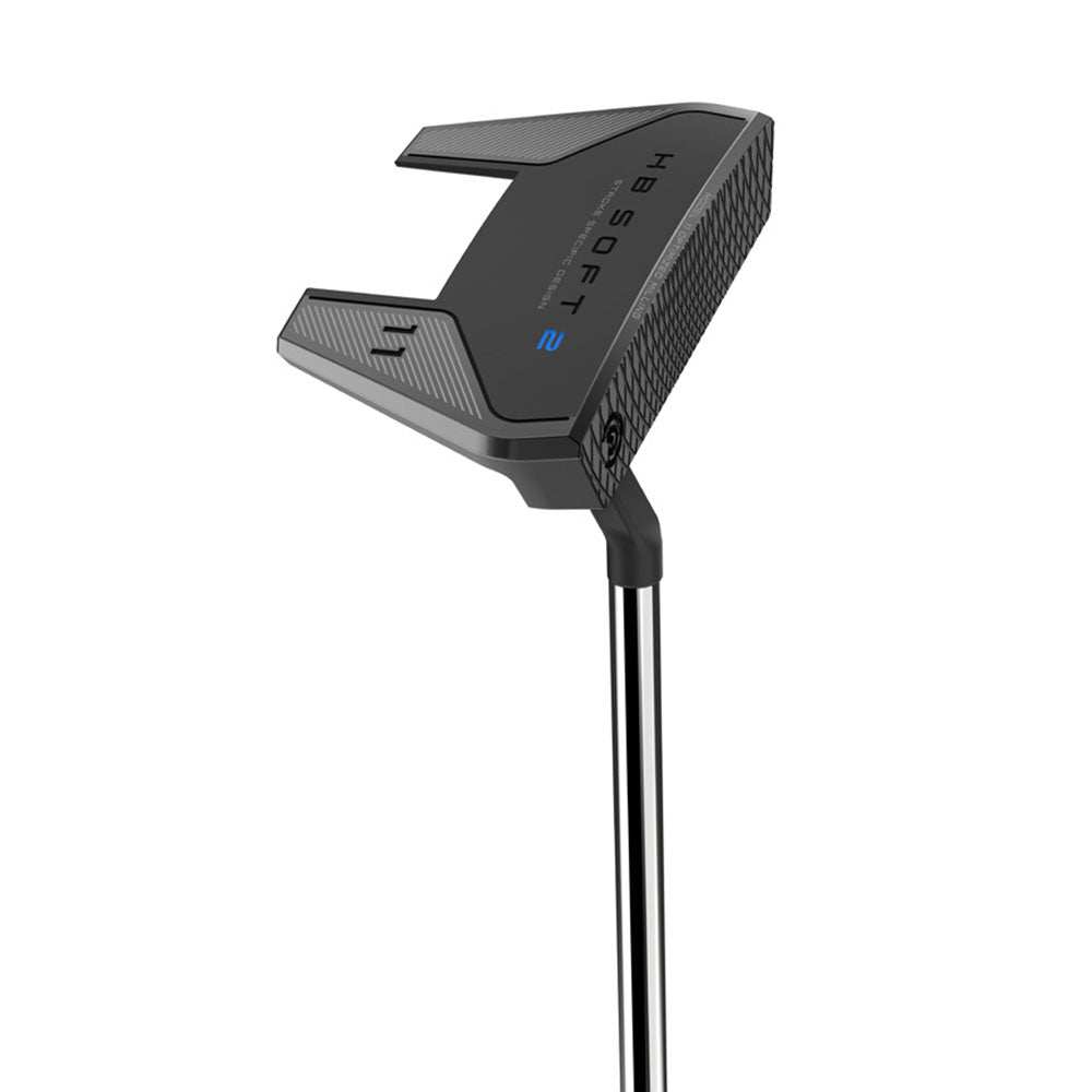 Cleveland Huntington Beach Soft 2 Black 11 Slant Neck Men's Right Hand Putter - Premium Golf Club for Improved Putting Accuracy on Greens