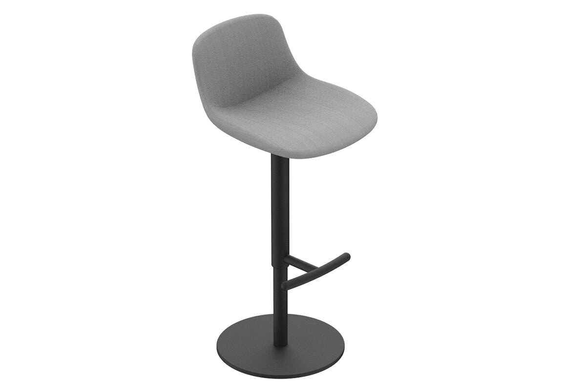 Adjustable Pneumatic Stool - Ergonomic Office Chair with Height Adjustment for Home & Office Workspace - Perfect for Desks, Workstations & Gaming Setups